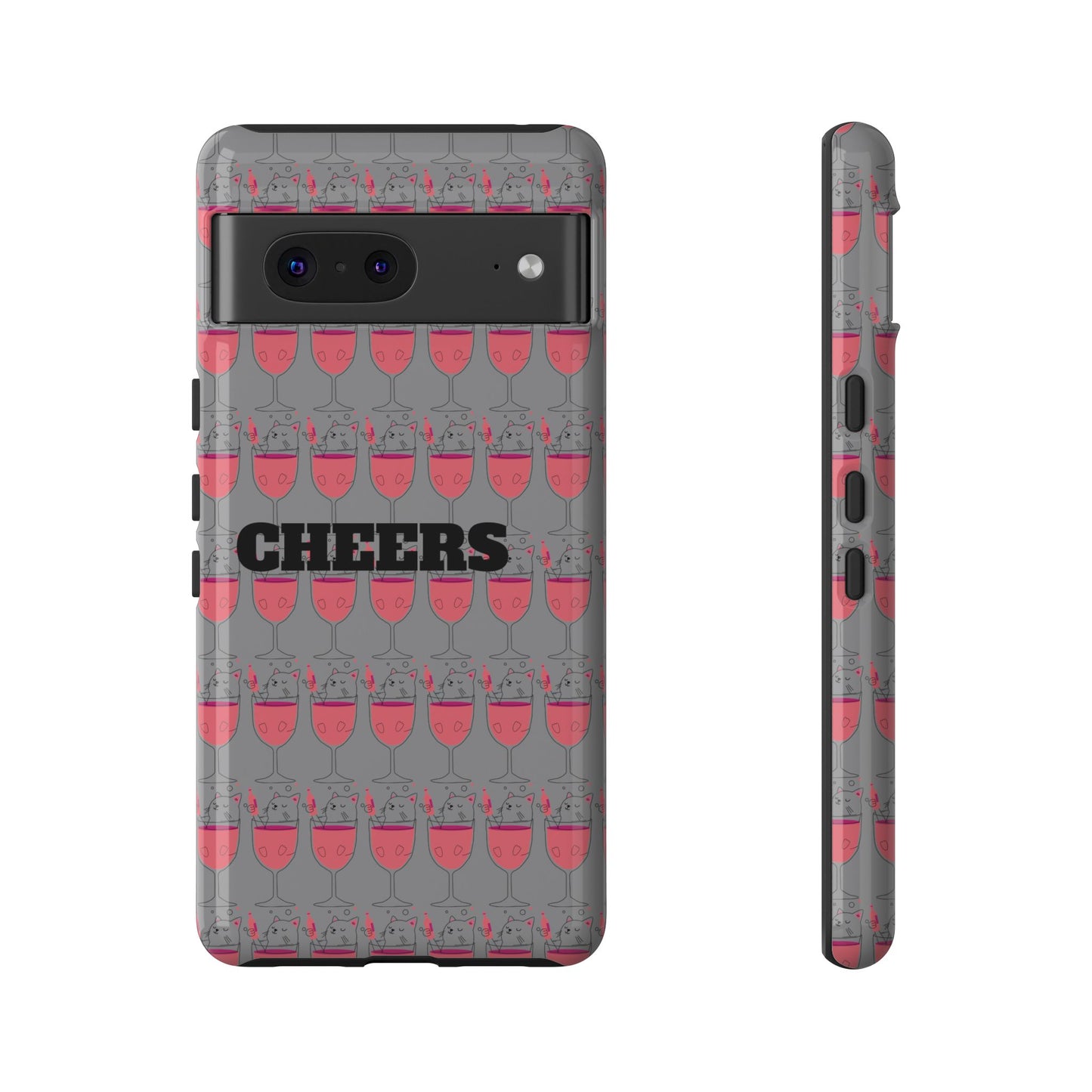 Cheers Phone Case, Fun Protective Case for Party Lovers, Gift for Birthdays, Anniversaries, Graduation, Custom Phone Cover