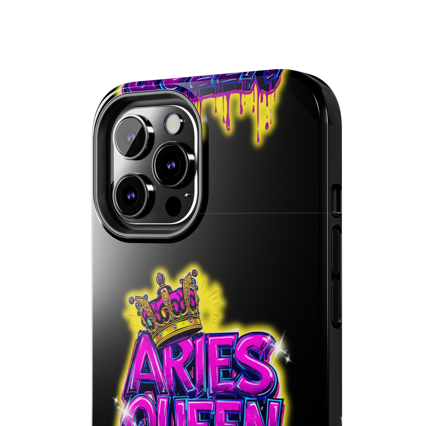 Aries Queen Tough Phone Cases - Vivid Design, Durable Protection, Aries Gifts, Astrology Accessories, Colorful Phone Cover
