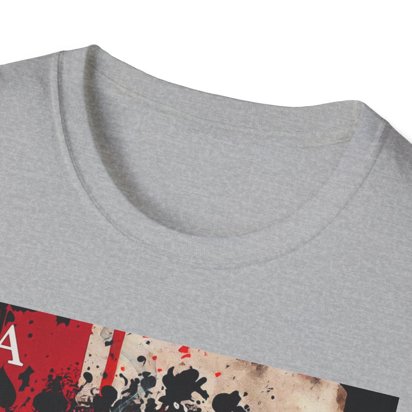 Ace of Spades Graphic T-Shirt, Vintage Style Tee, Unisex Casual Wear, Gift for Gamers, Retro Art Clothing
