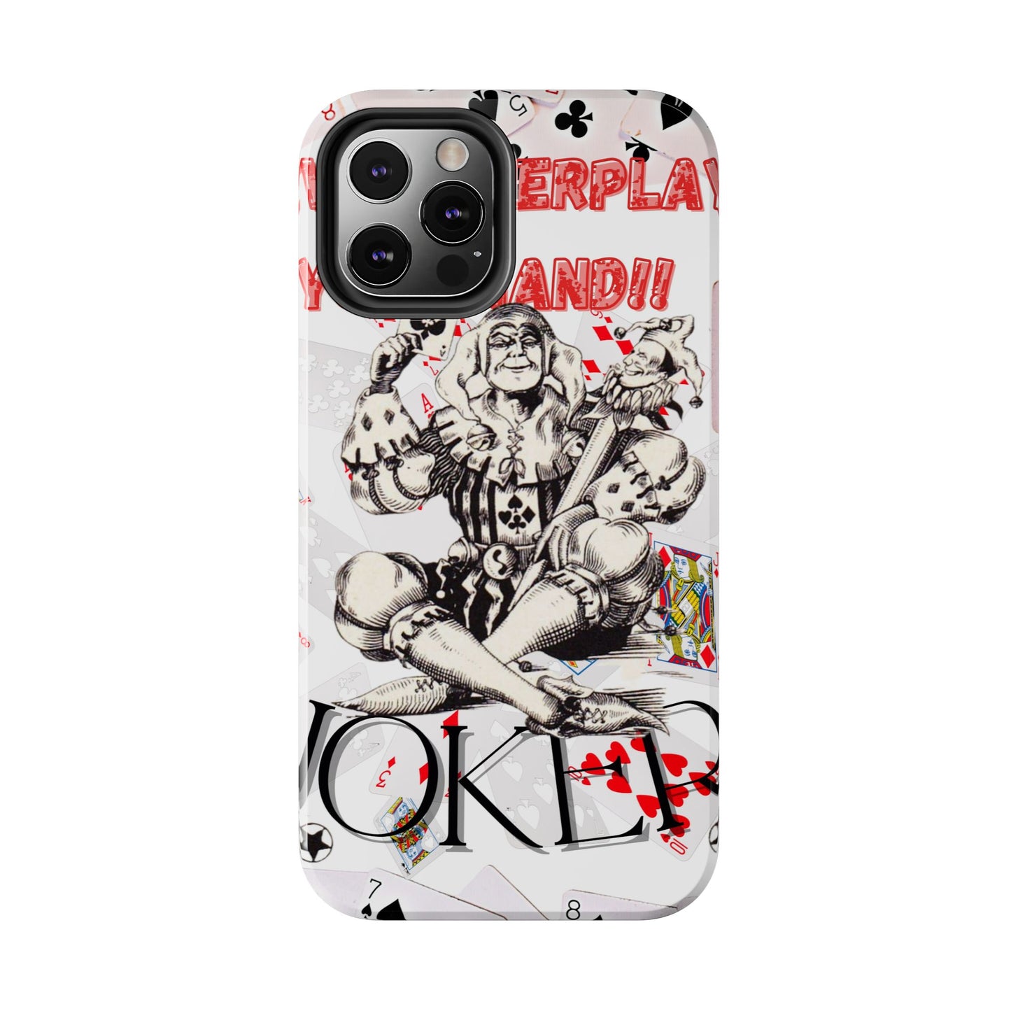 Bold Joker Phone Case - Unique Tough Cover for Gamers, Stylish Protection, Gift for Card Players, Fun Design for Phone Lovers