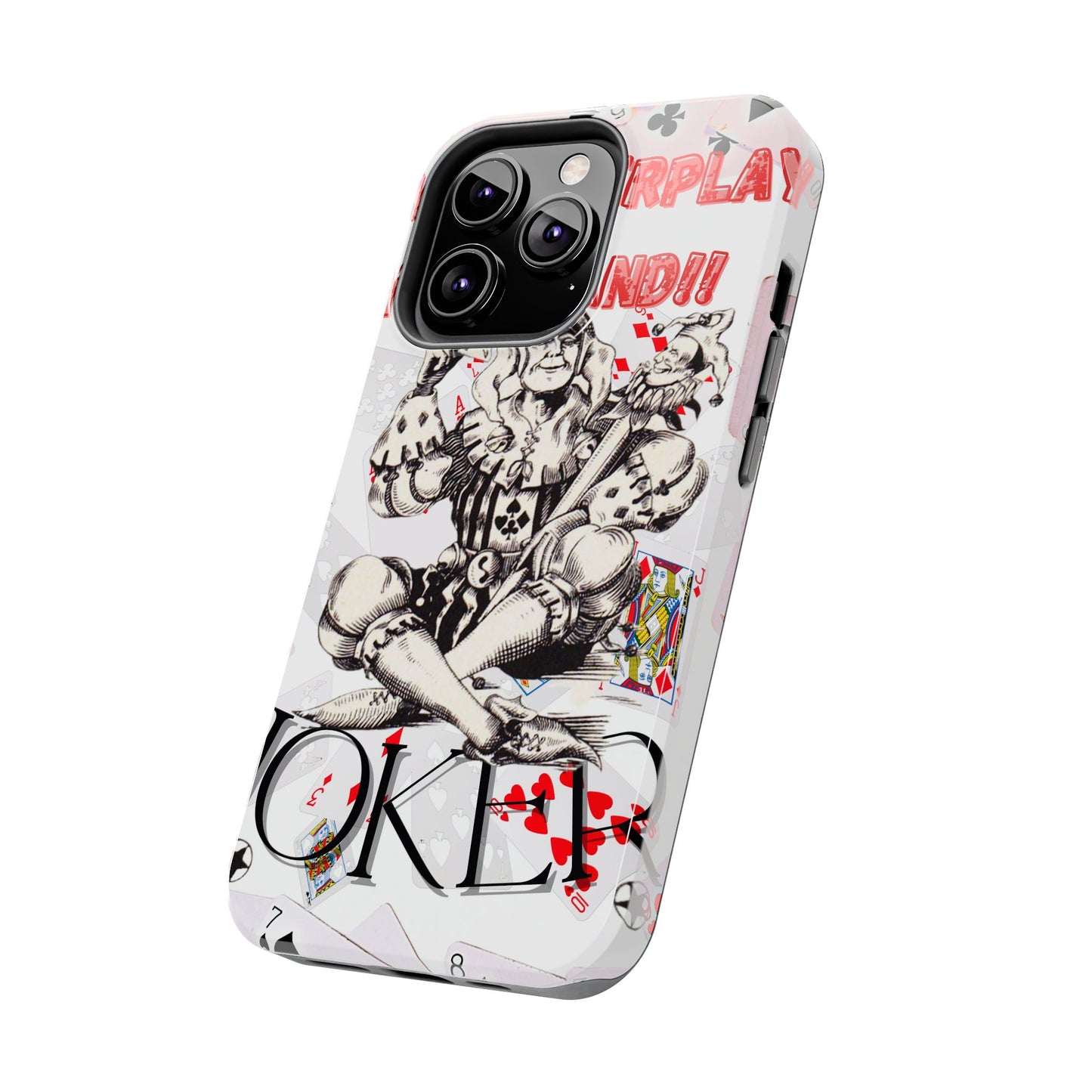 Bold Joker Phone Case - Unique Tough Cover for Gamers, Stylish Protection, Gift for Card Players, Fun Design for Phone Lovers