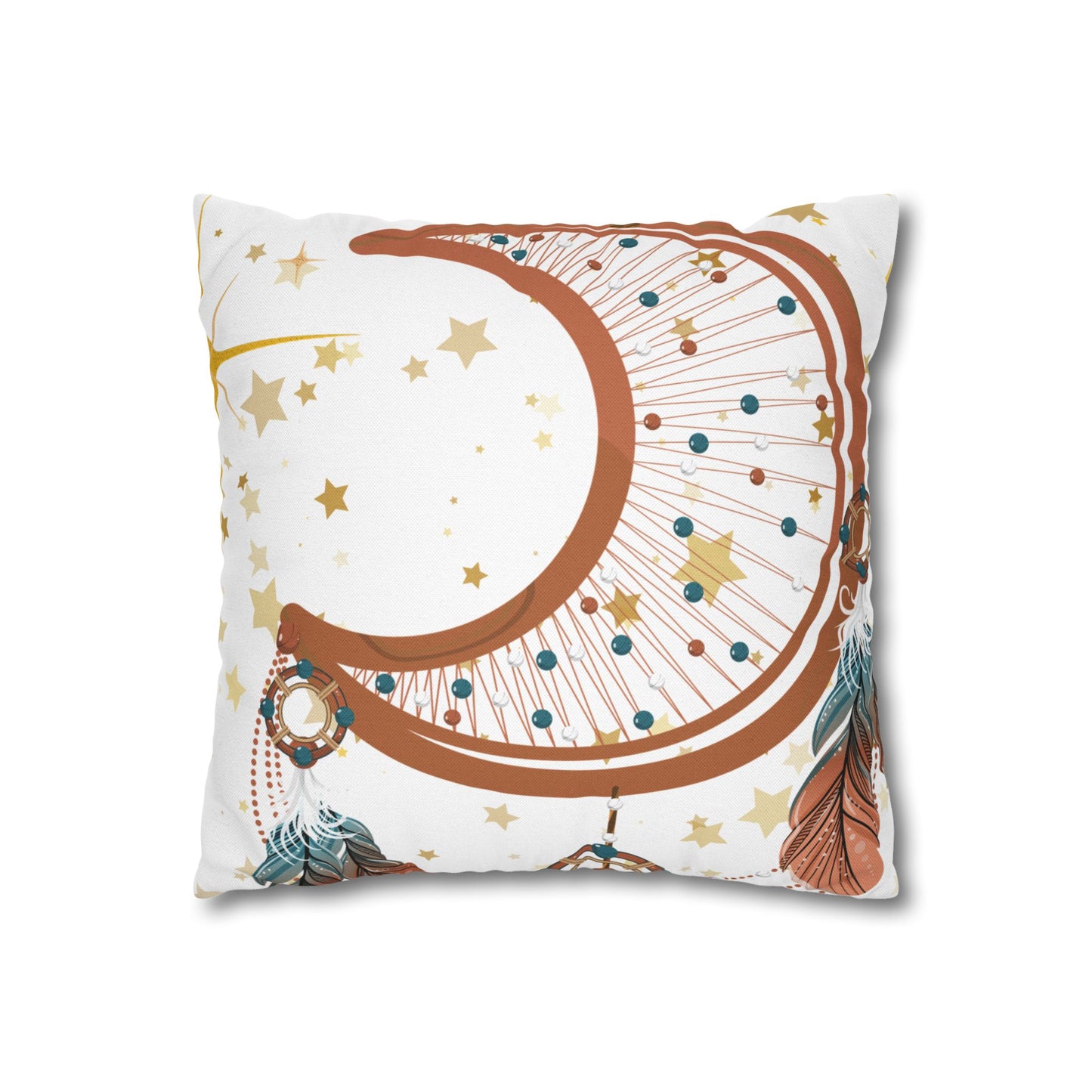 Dreamy Feather Accent Pillow, Cozy Home Decor, Relaxing Gift, Bedroom Accessories, Sweet Dreams Pillowcase