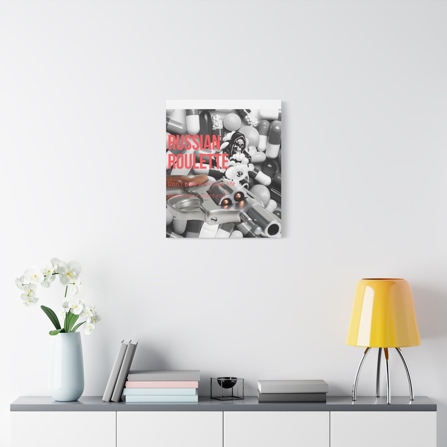 Bold Message Canvas Art, Wall Decor for Awareness, Mental Health Awareness, Home Office Decor, Unique Gift Idea