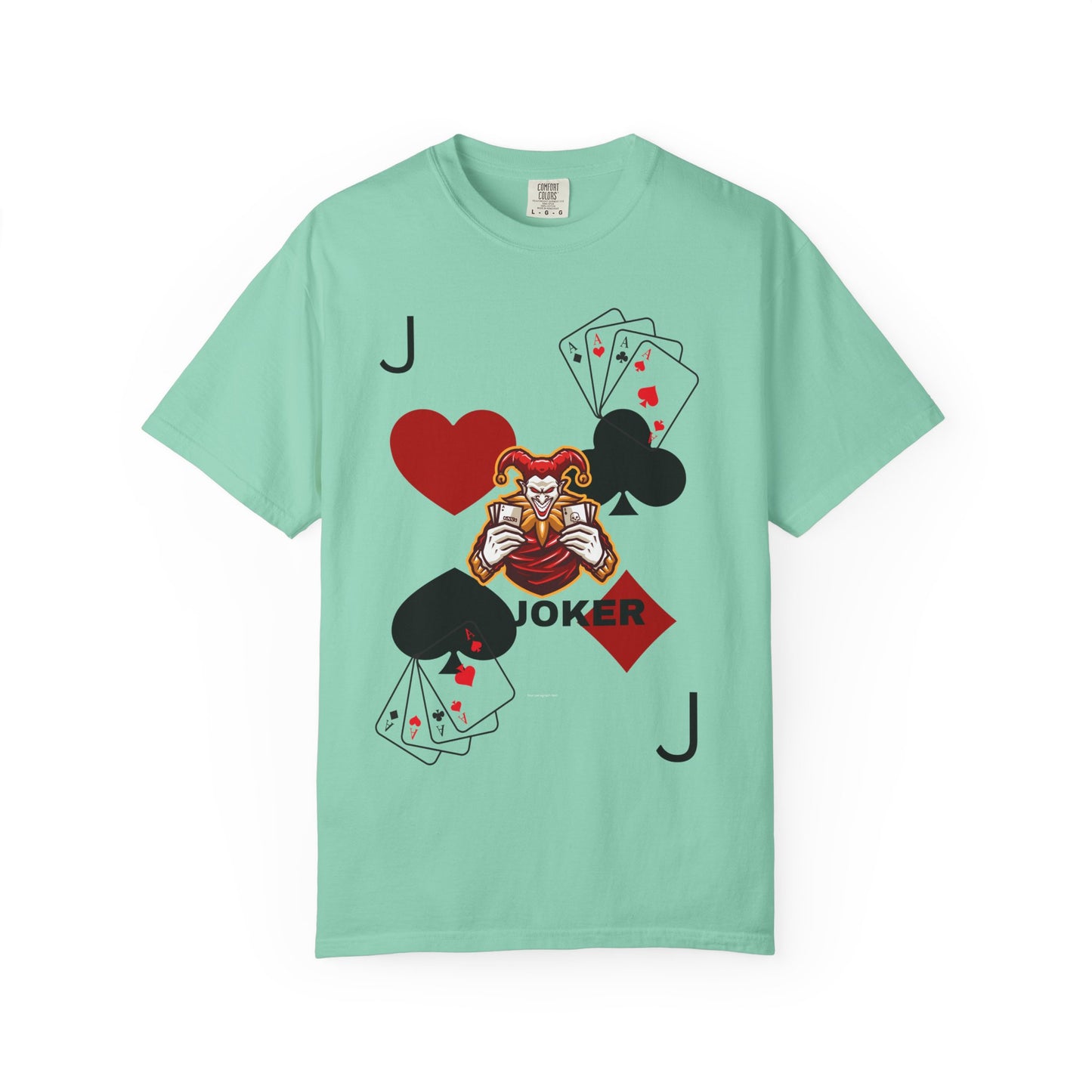 Joker Inspired Unisex Garment-Dyed T-Shirt - Perfect for Gamers, Fun Parties, Costume Events, Casual Wear, Gift Ideas