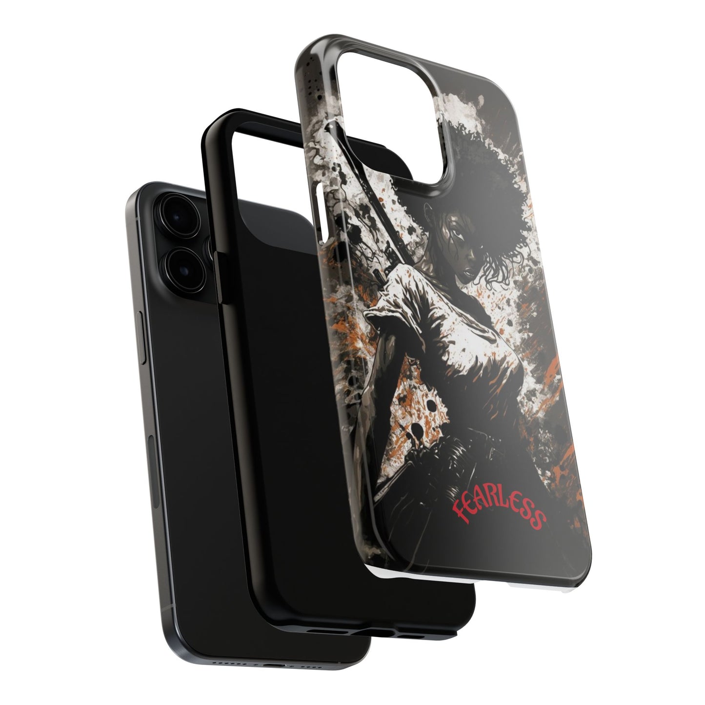 Fearless Tough Phone Cases for Adventurers, Unique Gifts for Him/Her, Durable Phone Accessories, Art-inspired Cases, Stylish Protection