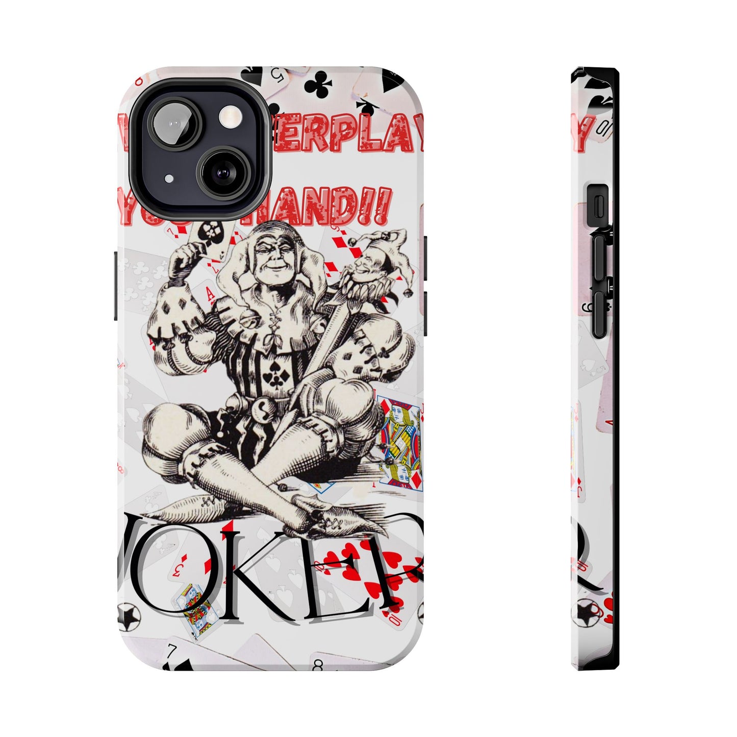 Bold Joker Phone Case - Unique Tough Cover for Gamers, Stylish Protection, Gift for Card Players, Fun Design for Phone Lovers