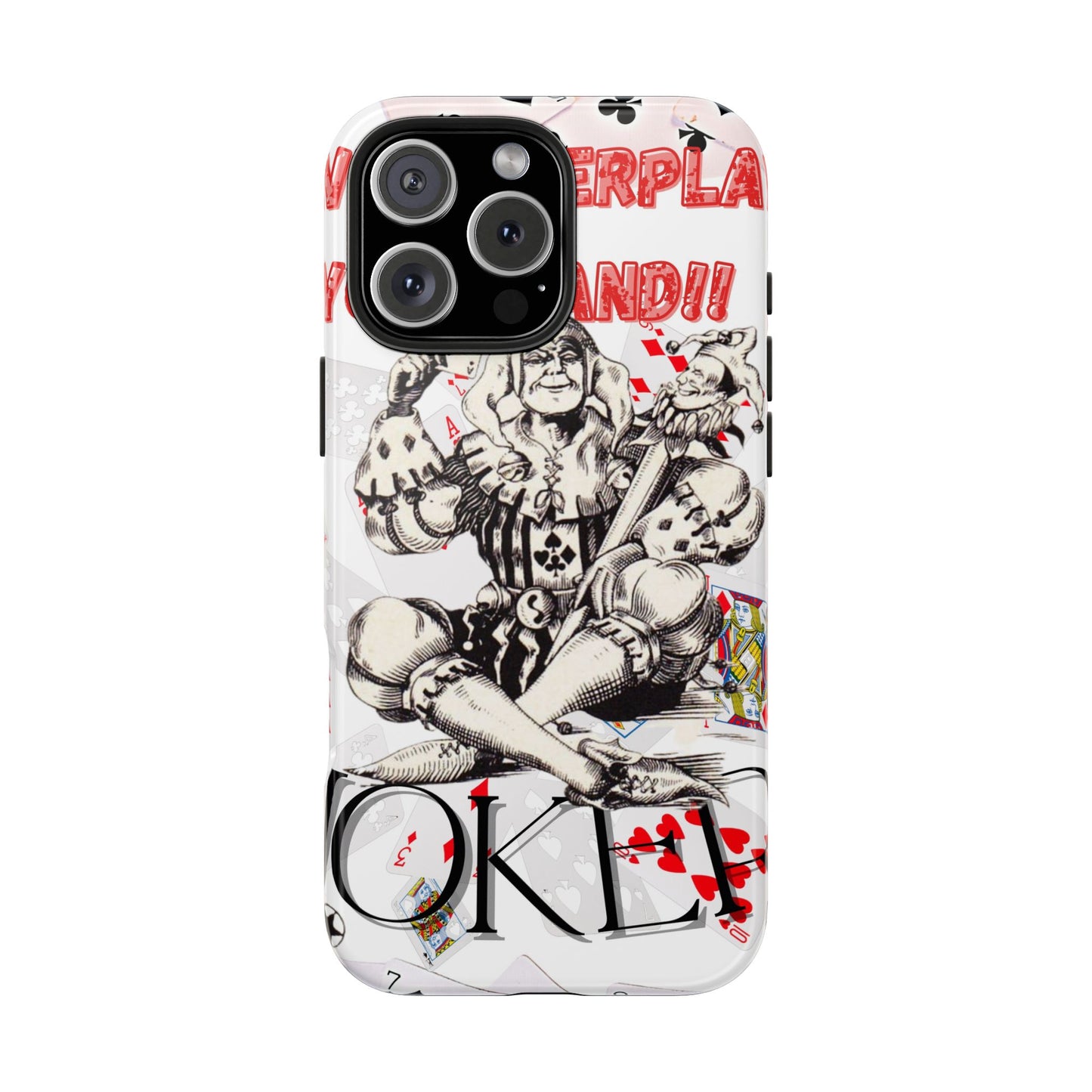 Bold Joker Phone Case - Unique Tough Cover for Gamers, Stylish Protection, Gift for Card Players, Fun Design for Phone Lovers