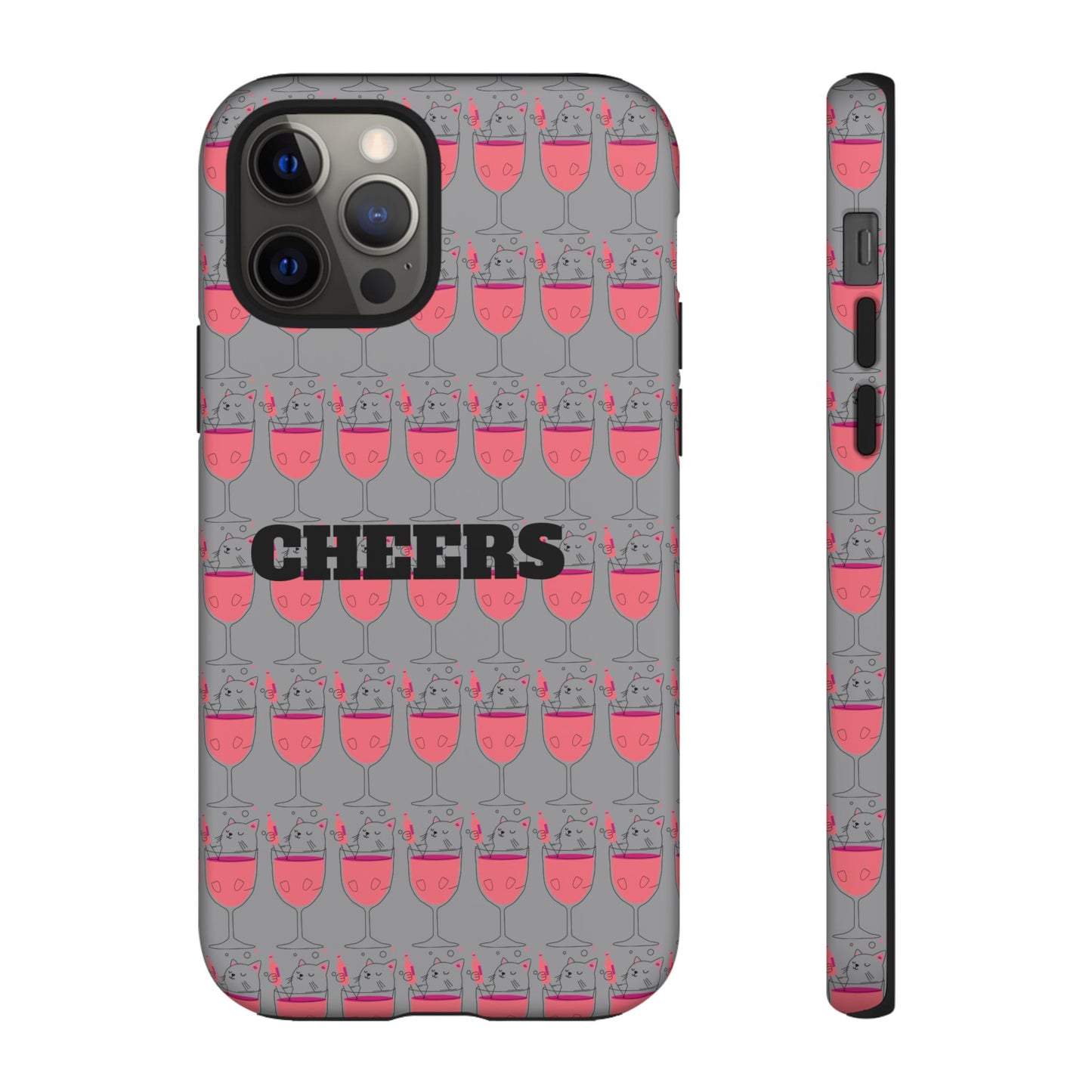 Cheers Phone Case, Fun Protective Case for Party Lovers, Gift for Birthdays, Anniversaries, Graduation, Custom Phone Cover