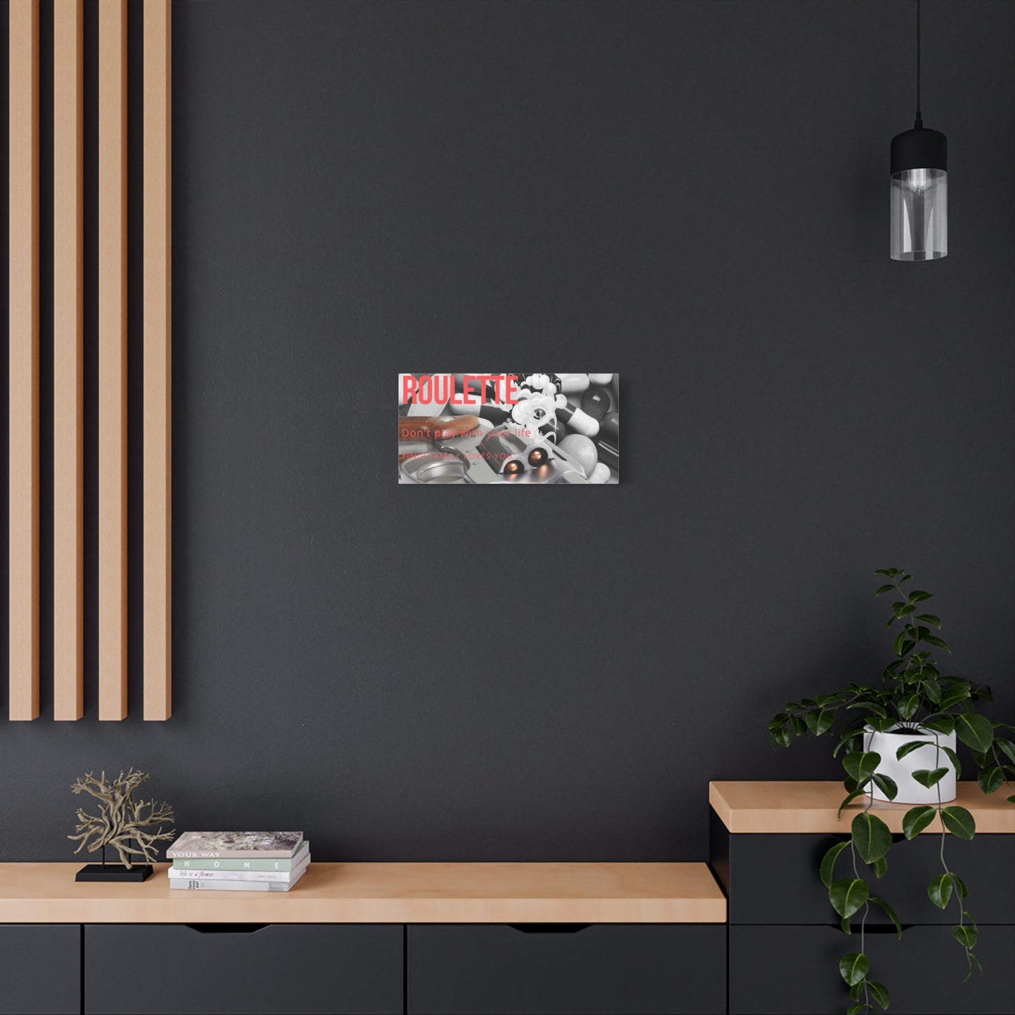Bold Message Canvas Art, Wall Decor for Awareness, Mental Health Awareness, Home Office Decor, Unique Gift Idea