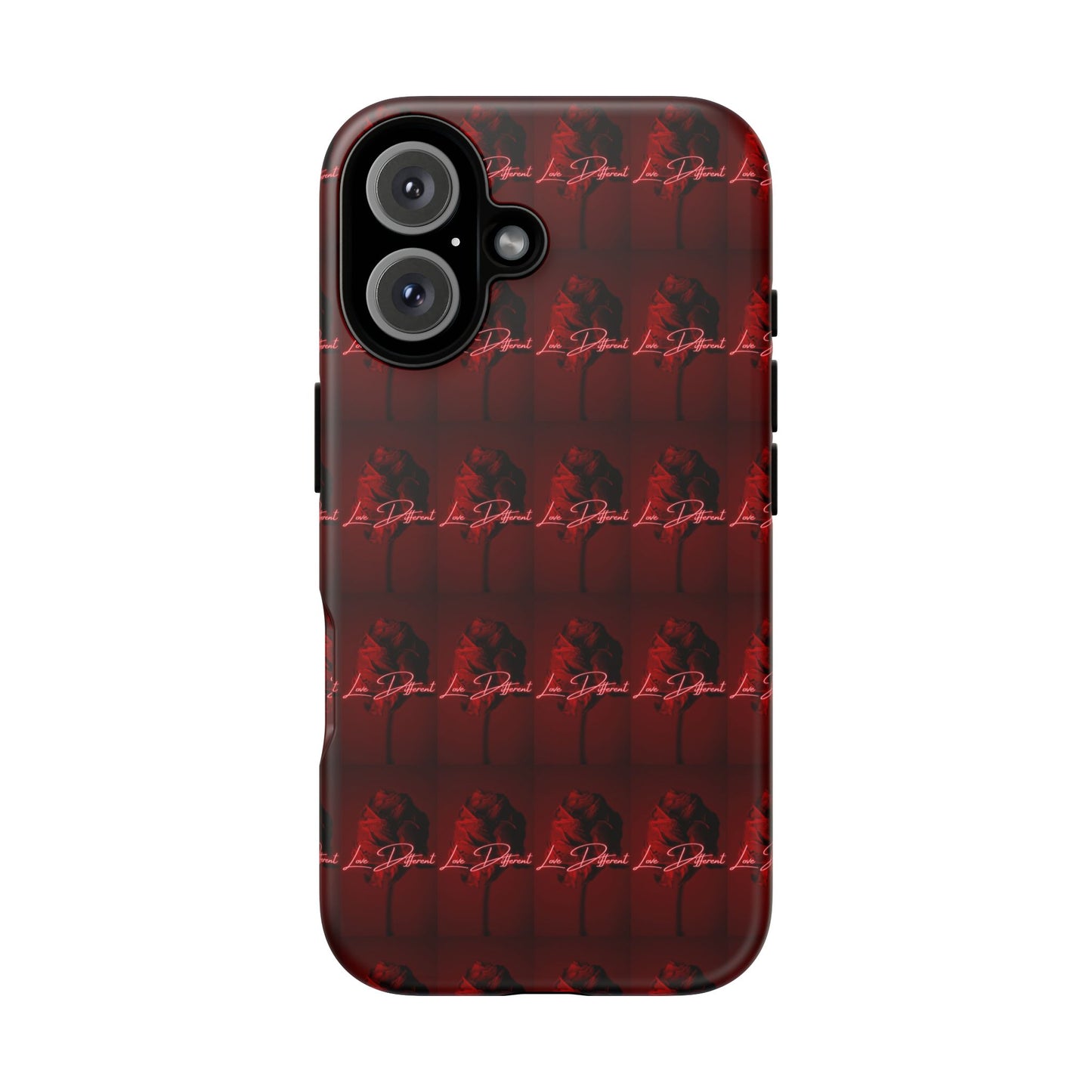 Red Patterned Phone Case | Tough Cases for Stylish Protection, Trendy Cell Cover, Unique Gifts for Tech Lovers, Modern Design