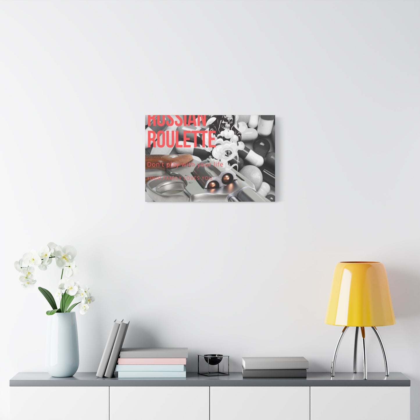 Bold Message Canvas Art, Wall Decor for Awareness, Mental Health Awareness, Home Office Decor, Unique Gift Idea