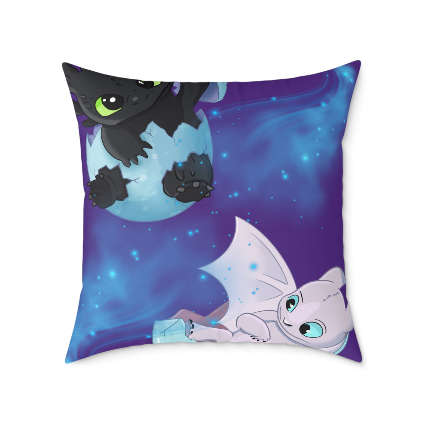 Cute Dragon Themed Decorative Pillow, Kids Room Decor, Fantasy Home Accent, Cozy Throw Pillow, Gift for Dragon Lovers and Fans