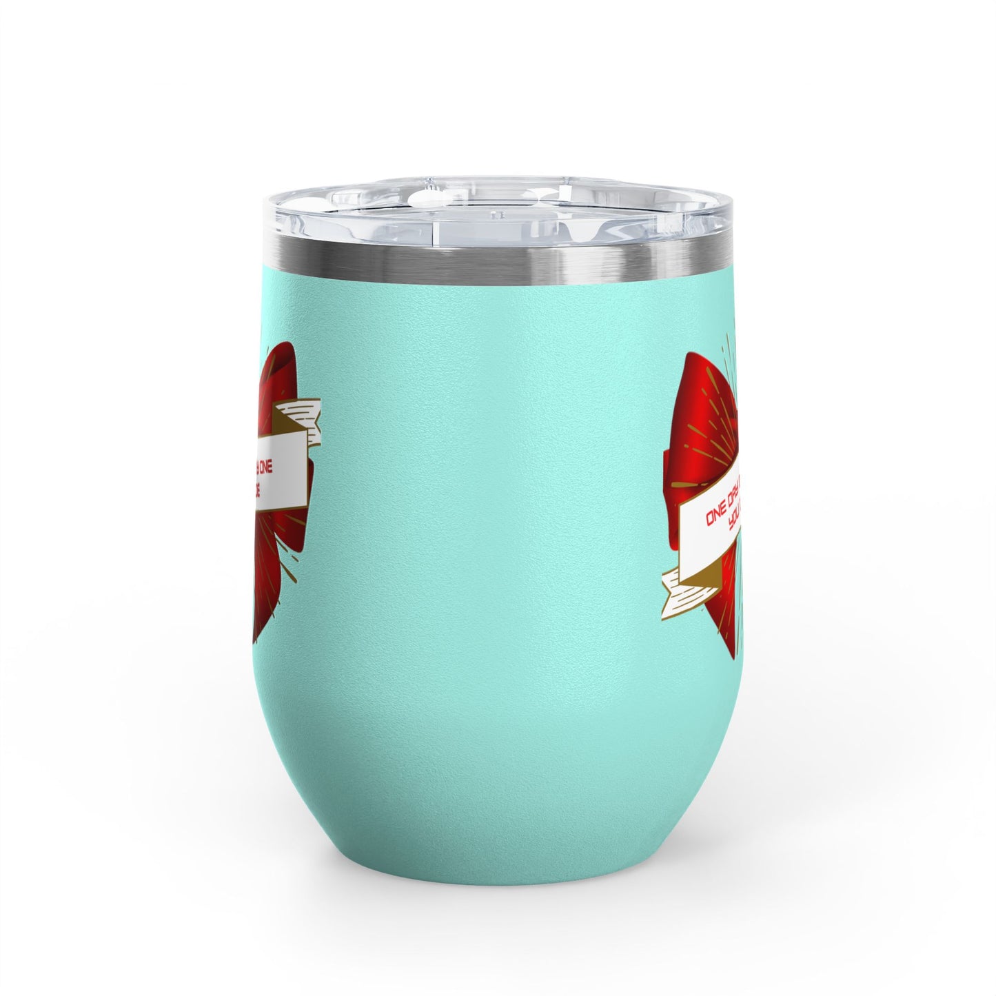 Stylish Wine Tumbler, 12oz - Perfect Gift for Wine Lovers, Celebrations, Birthday, Parties, Stylish Drinkware, One Day or Day One