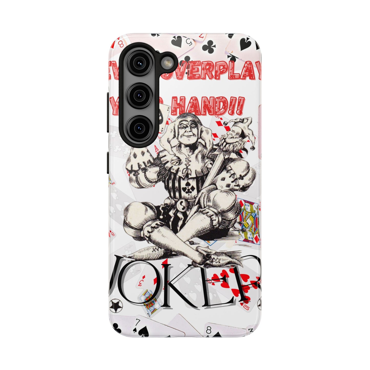 Bold Joker Phone Case - Unique Tough Cover for Gamers, Stylish Protection, Gift for Card Players, Fun Design for Phone Lovers