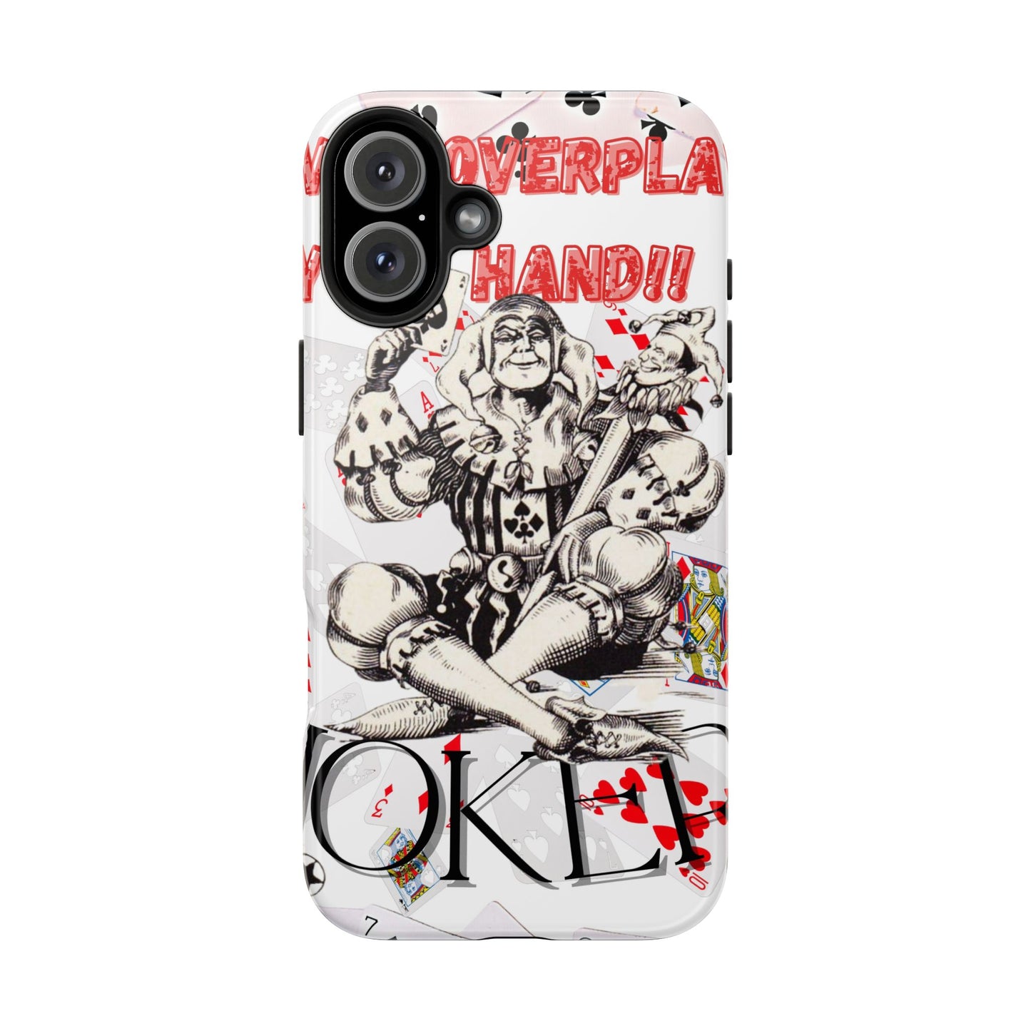 Bold Joker Phone Case - Unique Tough Cover for Gamers, Stylish Protection, Gift for Card Players, Fun Design for Phone Lovers