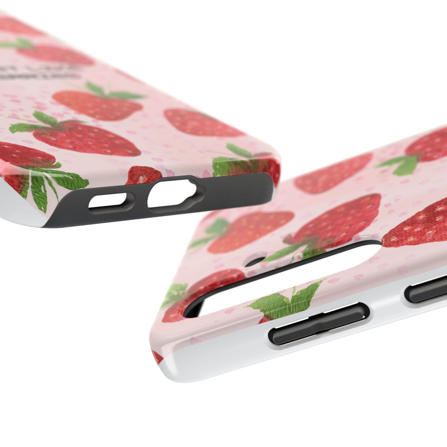 Sweet Like Berries Phone Case, Cute Tough Phone Cases, Berry Pattern Phone Cover, Berry Aesthetic Accessories, Gift for Berry Lovers