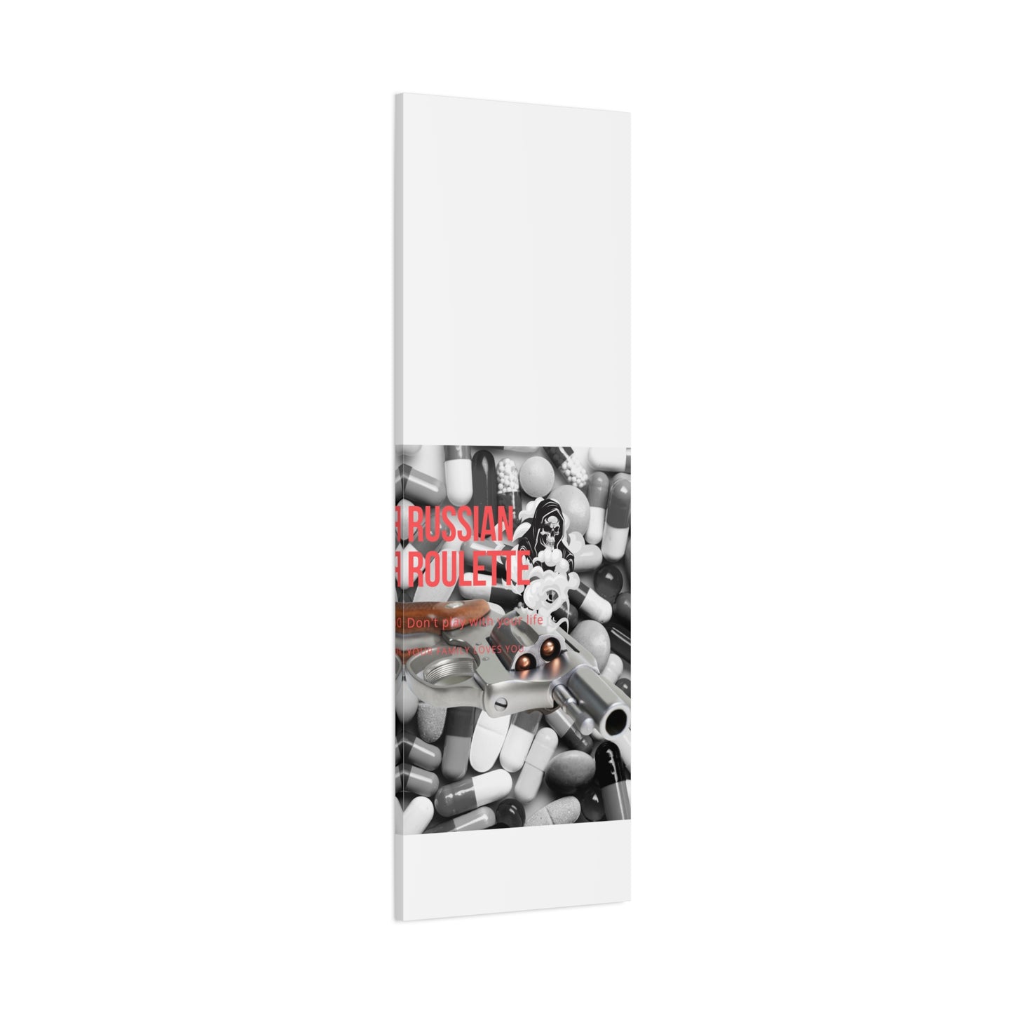 Bold Message Canvas Art, Wall Decor for Awareness, Mental Health Awareness, Home Office Decor, Unique Gift Idea
