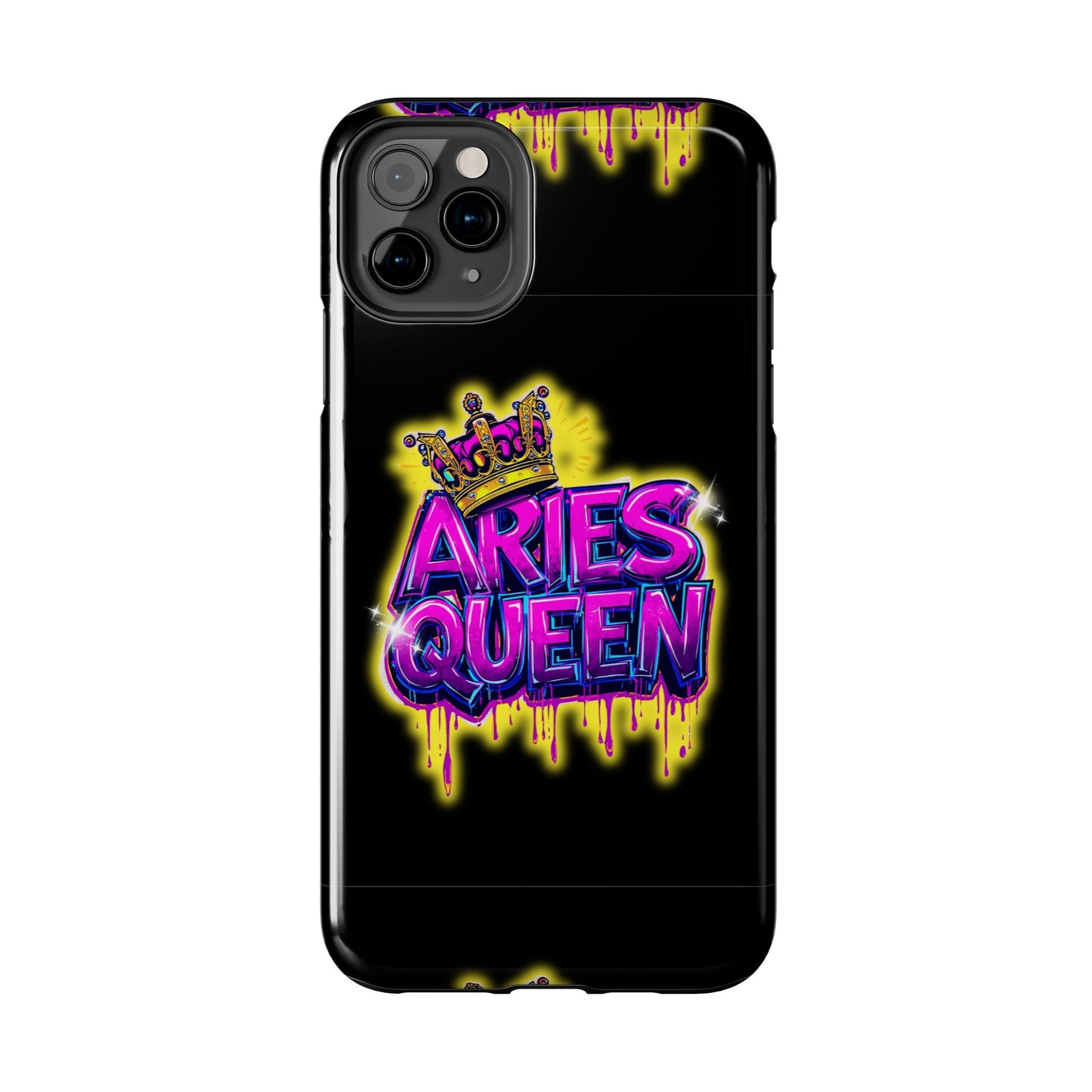 Aries Queen Tough Phone Cases - Vivid Design, Durable Protection, Aries Gifts, Astrology Accessories, Colorful Phone Cover