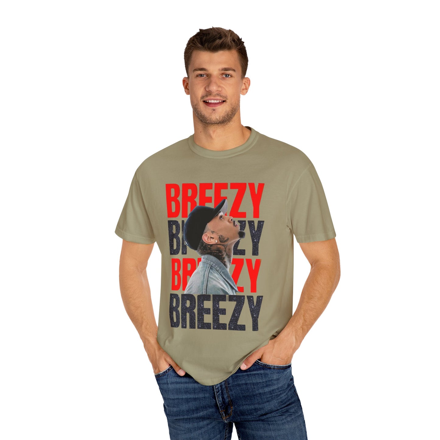 Trendy Unisex Graphic T-Shirt Inspired by Breezy Vibes, Perfect for Casual Wear, Street Fashion, Music Lovers, Gifts