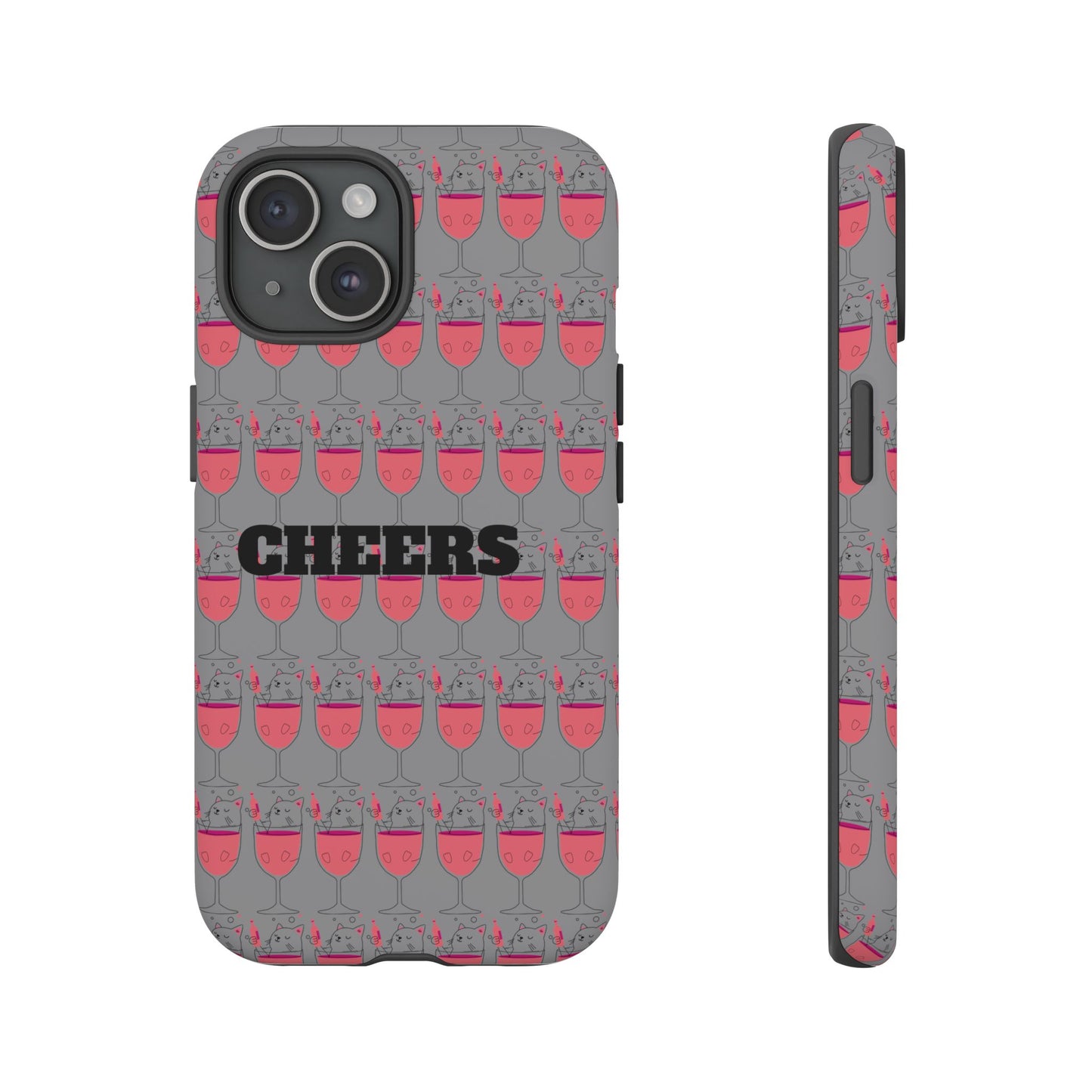 Cheers Phone Case, Fun Protective Case for Party Lovers, Gift for Birthdays, Anniversaries, Graduation, Custom Phone Cover