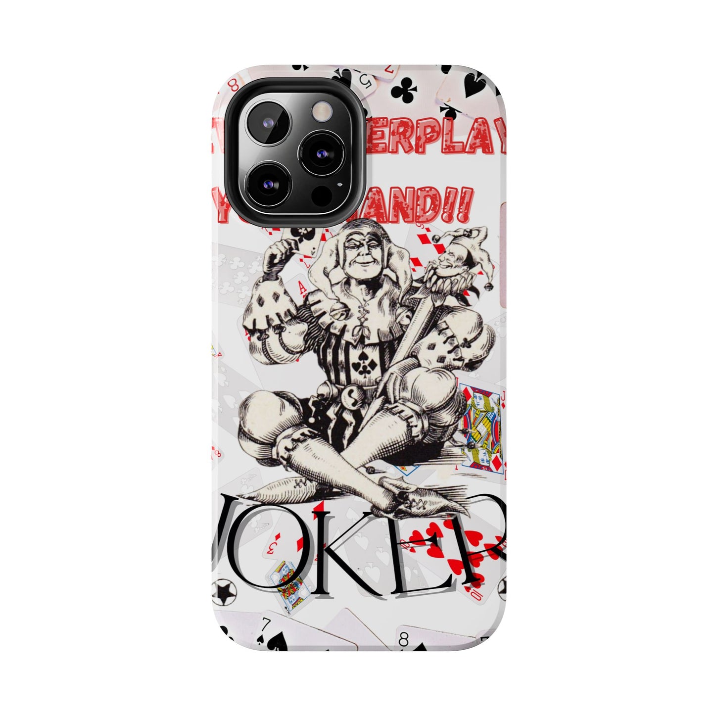 Bold Joker Phone Case - Unique Tough Cover for Gamers, Stylish Protection, Gift for Card Players, Fun Design for Phone Lovers