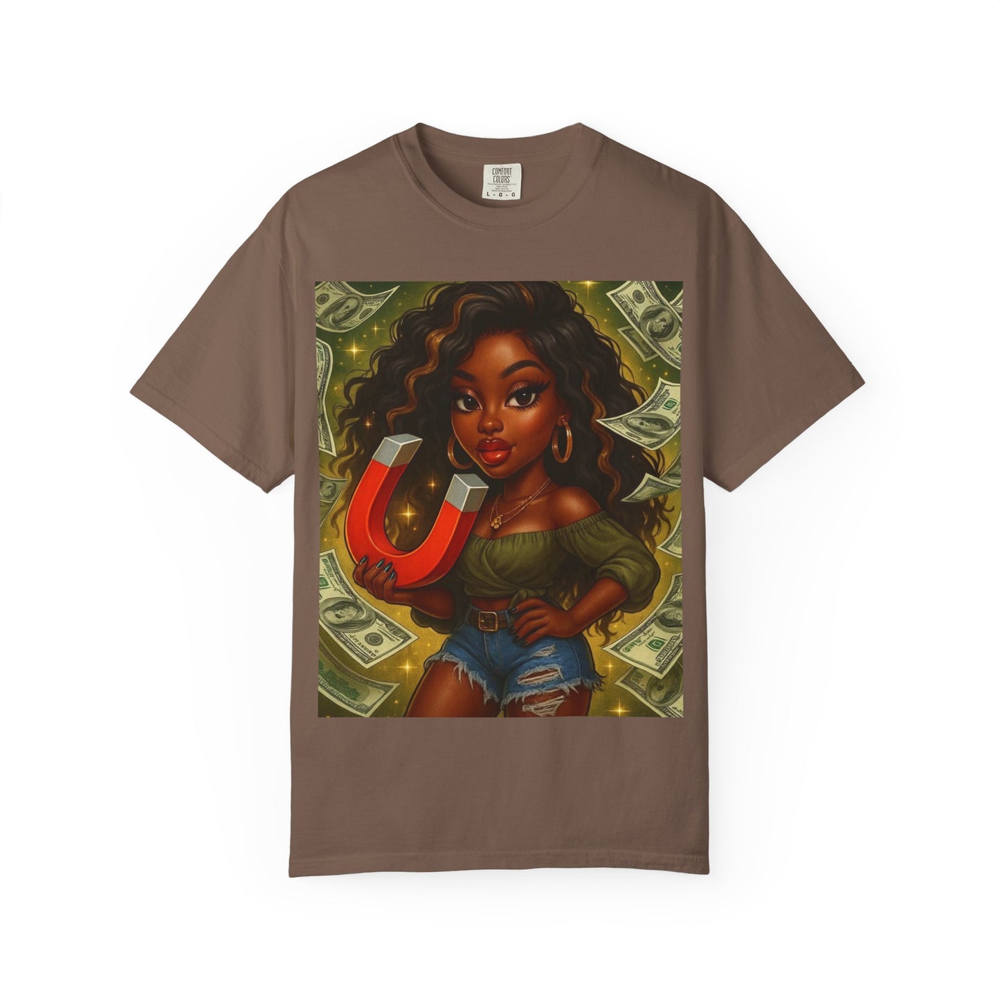 Magnet Money T-Shirt, Unisex Gift, Fashionable Tee, Casual Wear, Unique Graphic Design, Birthday, Motivational Apparel