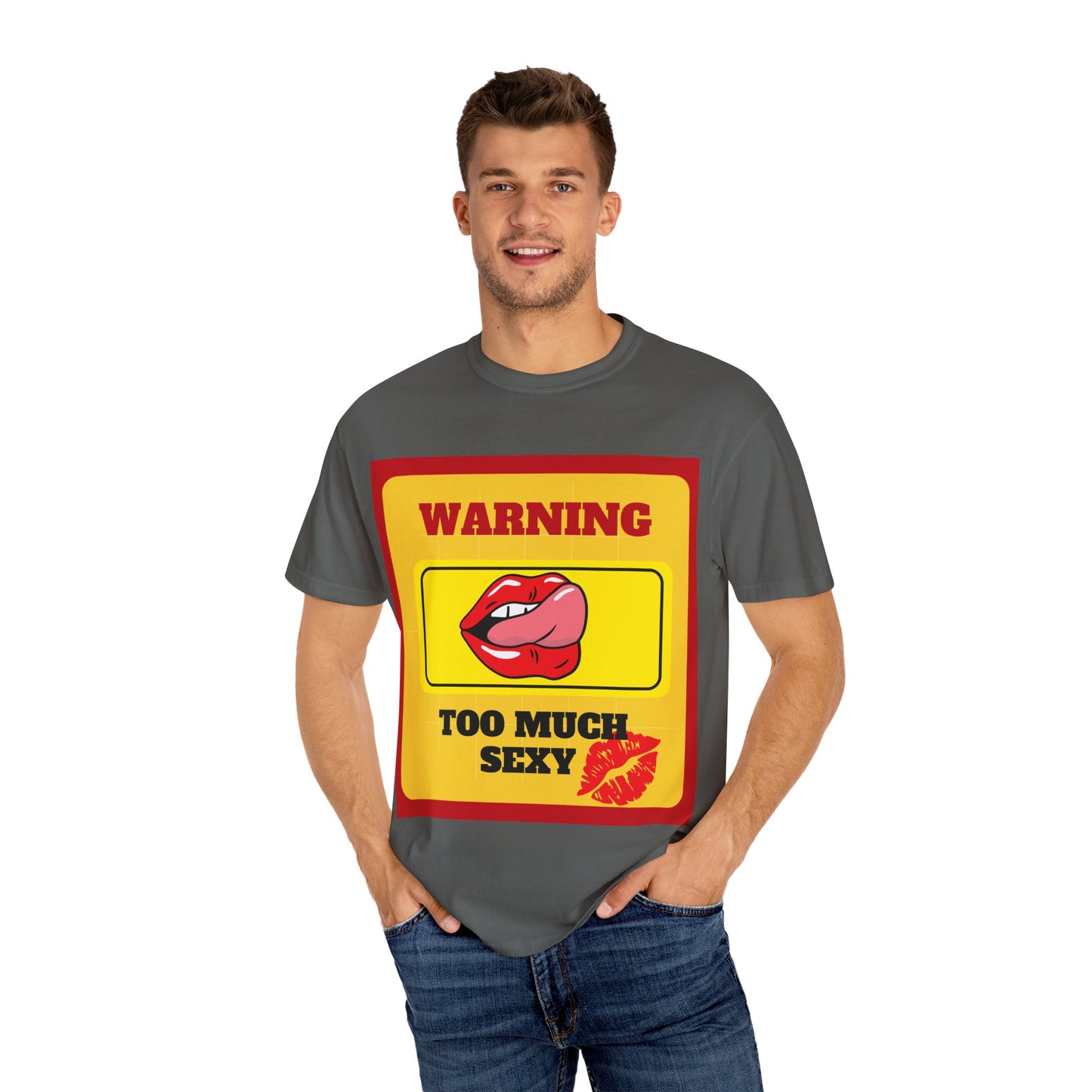 Playful Warning T-shirt, Casual Unisex Tee, Summer Outfit, Gift for Her, Fun Graphic Shirt, Bold Statement Clothing