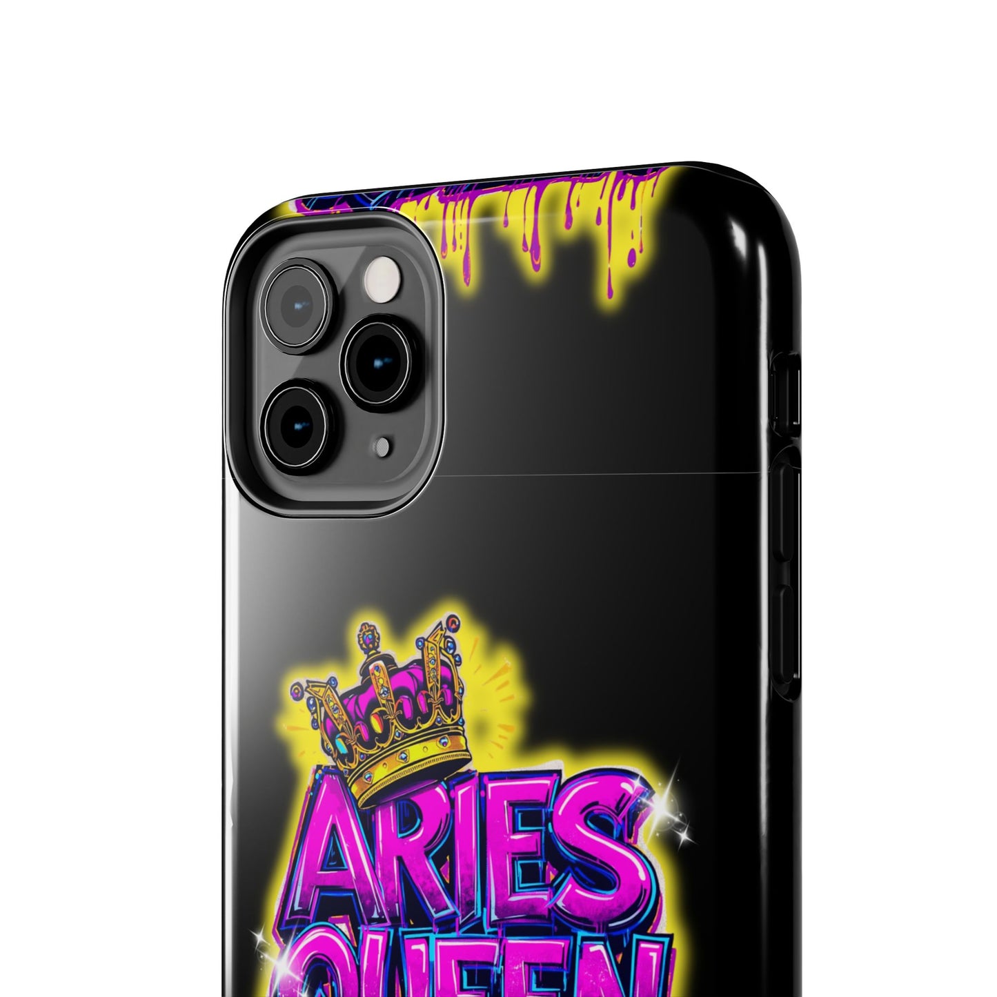 Aries Queen Tough Phone Cases - Vivid Design, Durable Protection, Aries Gifts, Astrology Accessories, Colorful Phone Cover