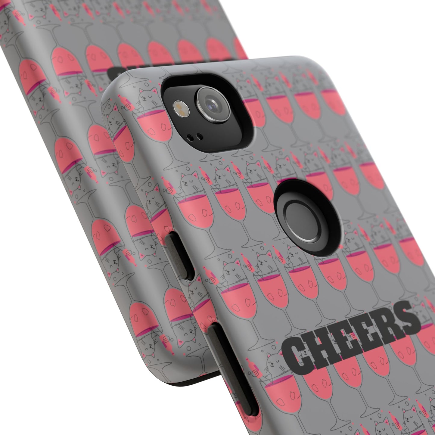 Cheers Phone Case, Fun Protective Case for Party Lovers, Gift for Birthdays, Anniversaries, Graduation, Custom Phone Cover