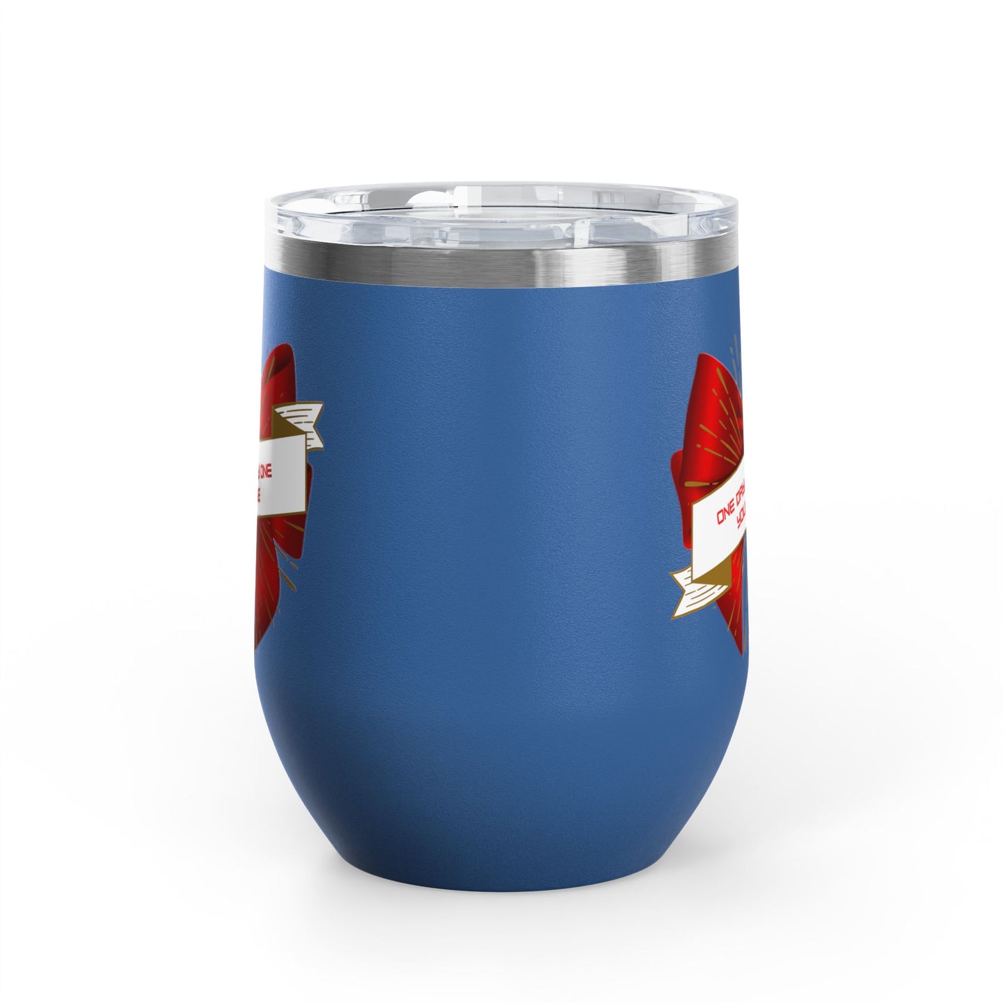 Stylish Wine Tumbler, 12oz - Perfect Gift for Wine Lovers, Celebrations, Birthday, Parties, Stylish Drinkware, One Day or Day One