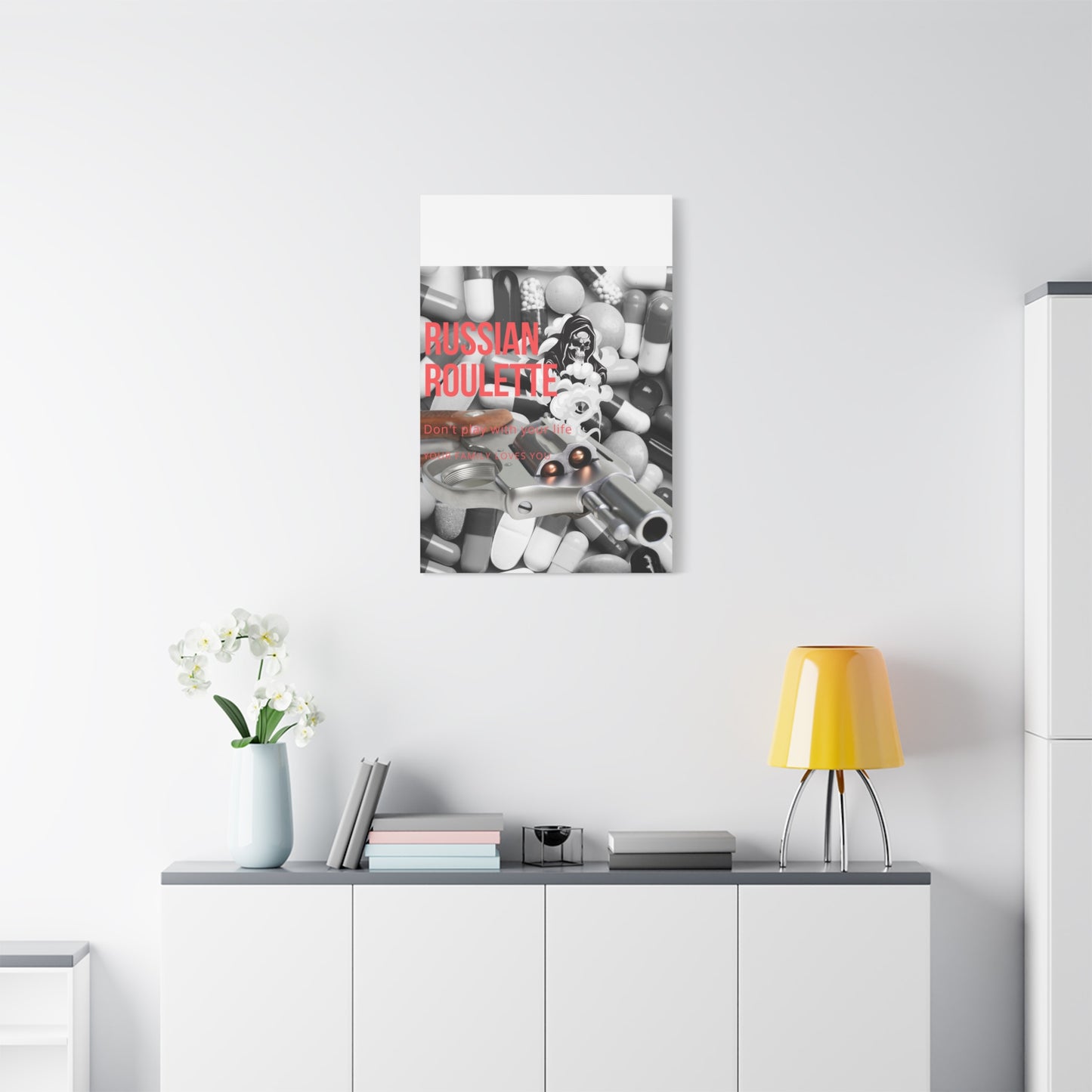 Bold Message Canvas Art, Wall Decor for Awareness, Mental Health Awareness, Home Office Decor, Unique Gift Idea