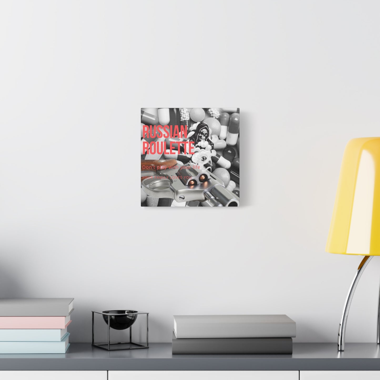 Bold Message Canvas Art, Wall Decor for Awareness, Mental Health Awareness, Home Office Decor, Unique Gift Idea