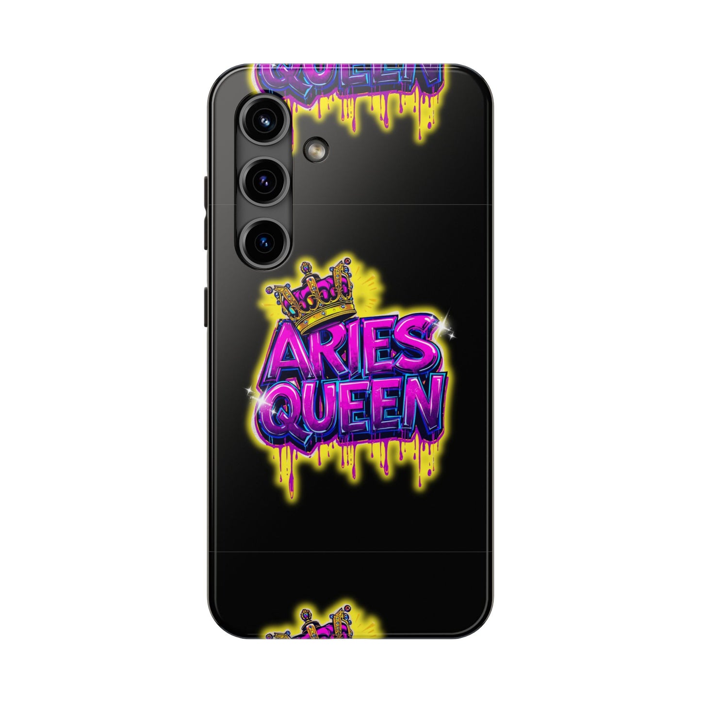 Aries Queen Tough Phone Cases - Vivid Design, Durable Protection, Aries Gifts, Astrology Accessories, Colorful Phone Cover