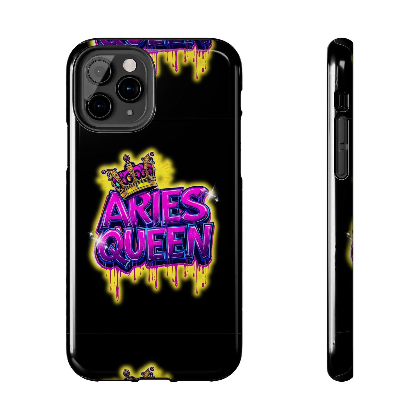 Aries Queen Tough Phone Cases - Vivid Design, Durable Protection, Aries Gifts, Astrology Accessories, Colorful Phone Cover