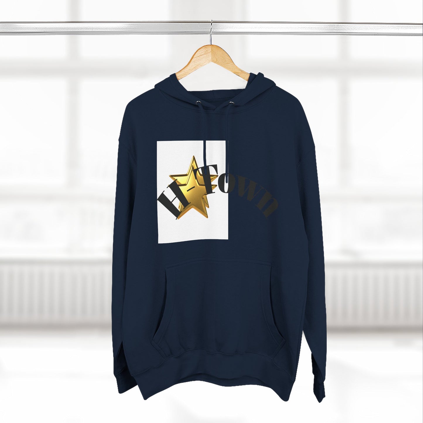 H-Town Fleece Hoodie, Cozy Sweatshirt for Urban Flair, Perfect for Casual Wear, Gifts for Friends, Street Style Essential, Unisex Hoodie