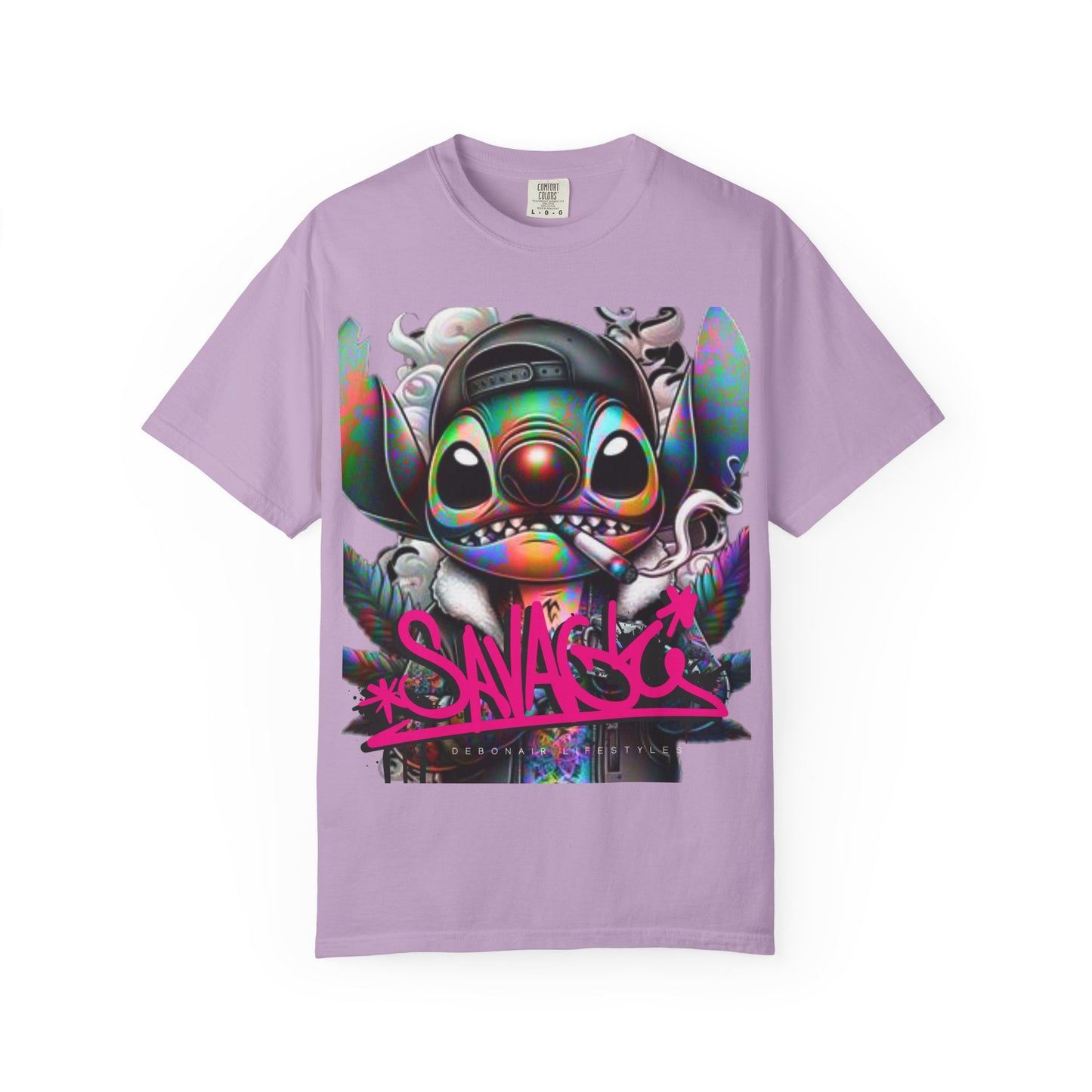 Savage Vibe Unisex Garment-Dyed T-Shirt, Streetwear, Graphic Tee, Cool Casual Wear, Unique Gift, Art-Inspired Fashion