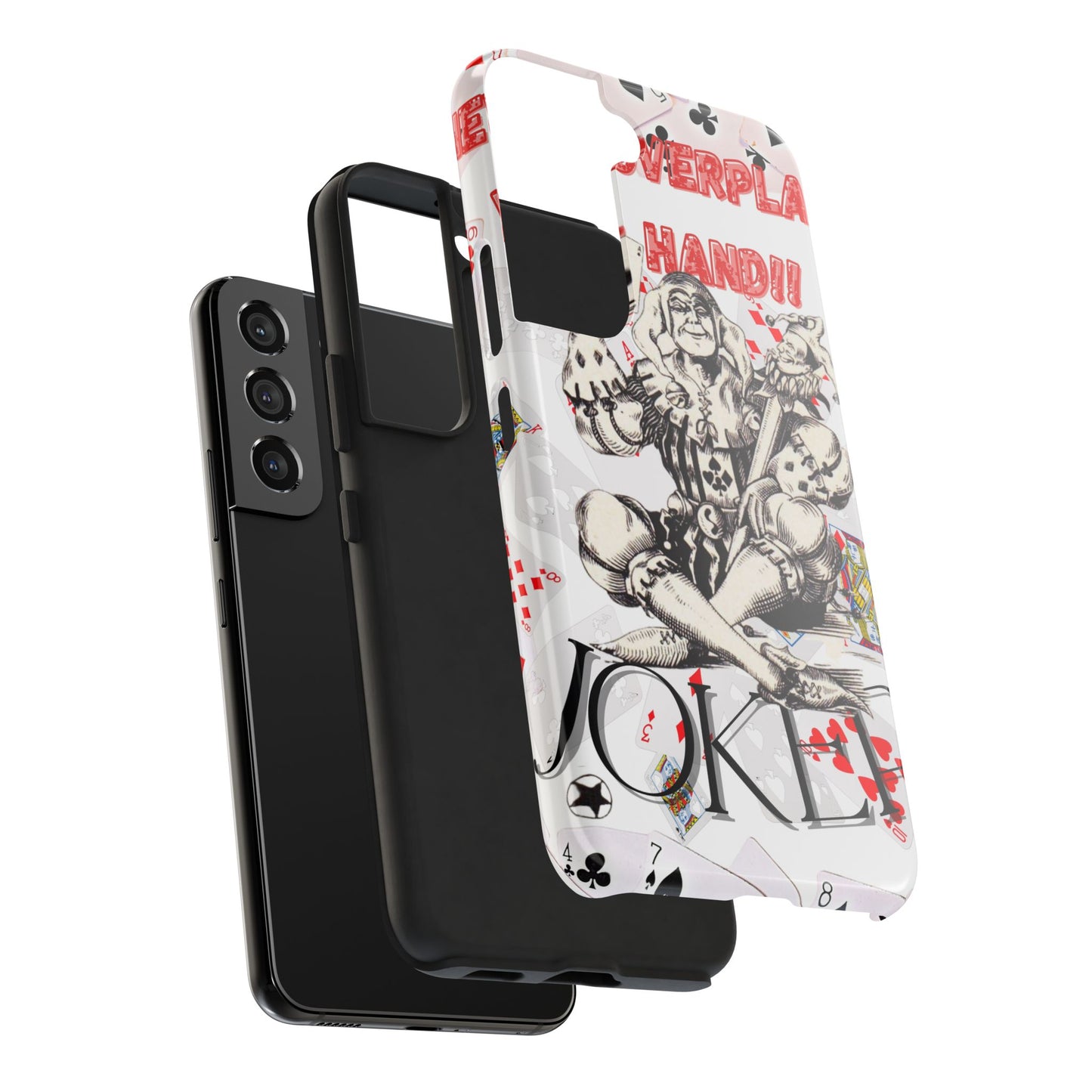 Bold Joker Phone Case - Unique Tough Cover for Gamers, Stylish Protection, Gift for Card Players, Fun Design for Phone Lovers