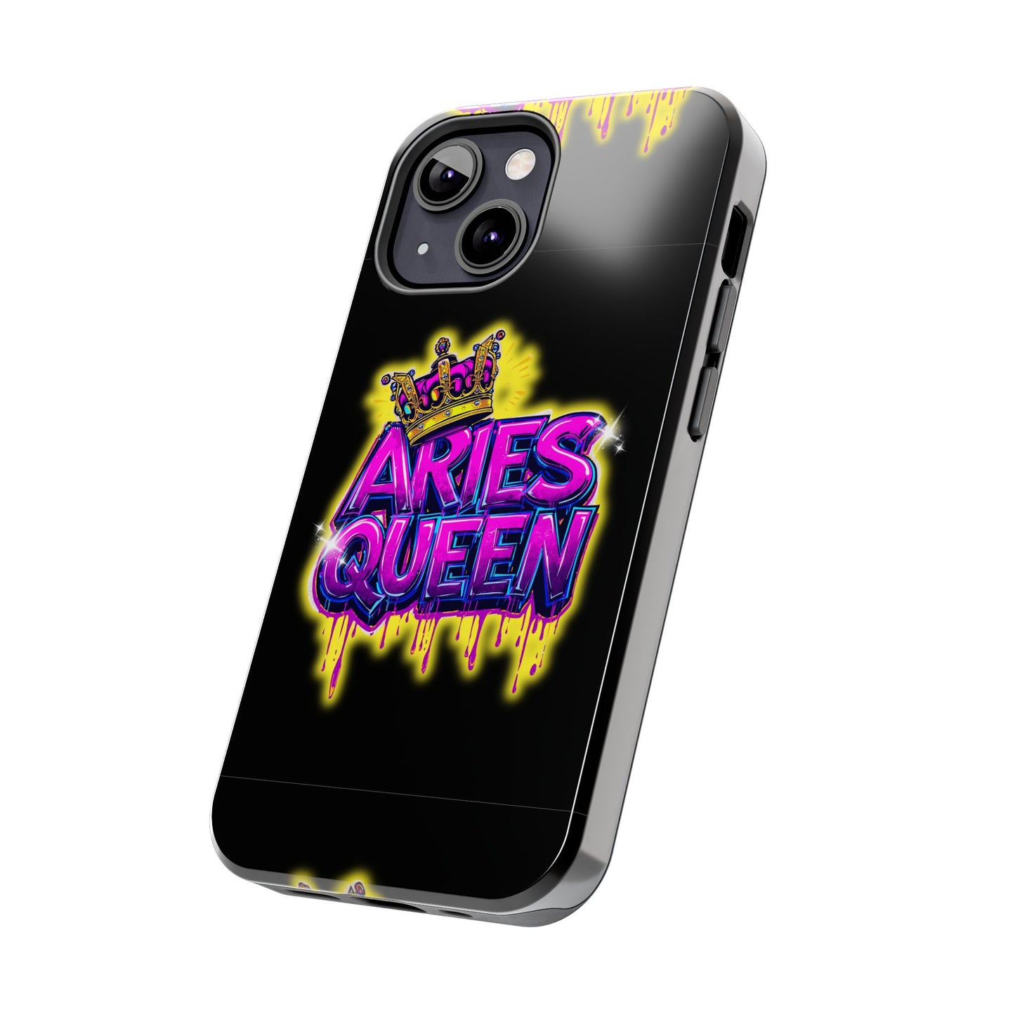 Aries Queen Tough Phone Cases - Vivid Design, Durable Protection, Aries Gifts, Astrology Accessories, Colorful Phone Cover