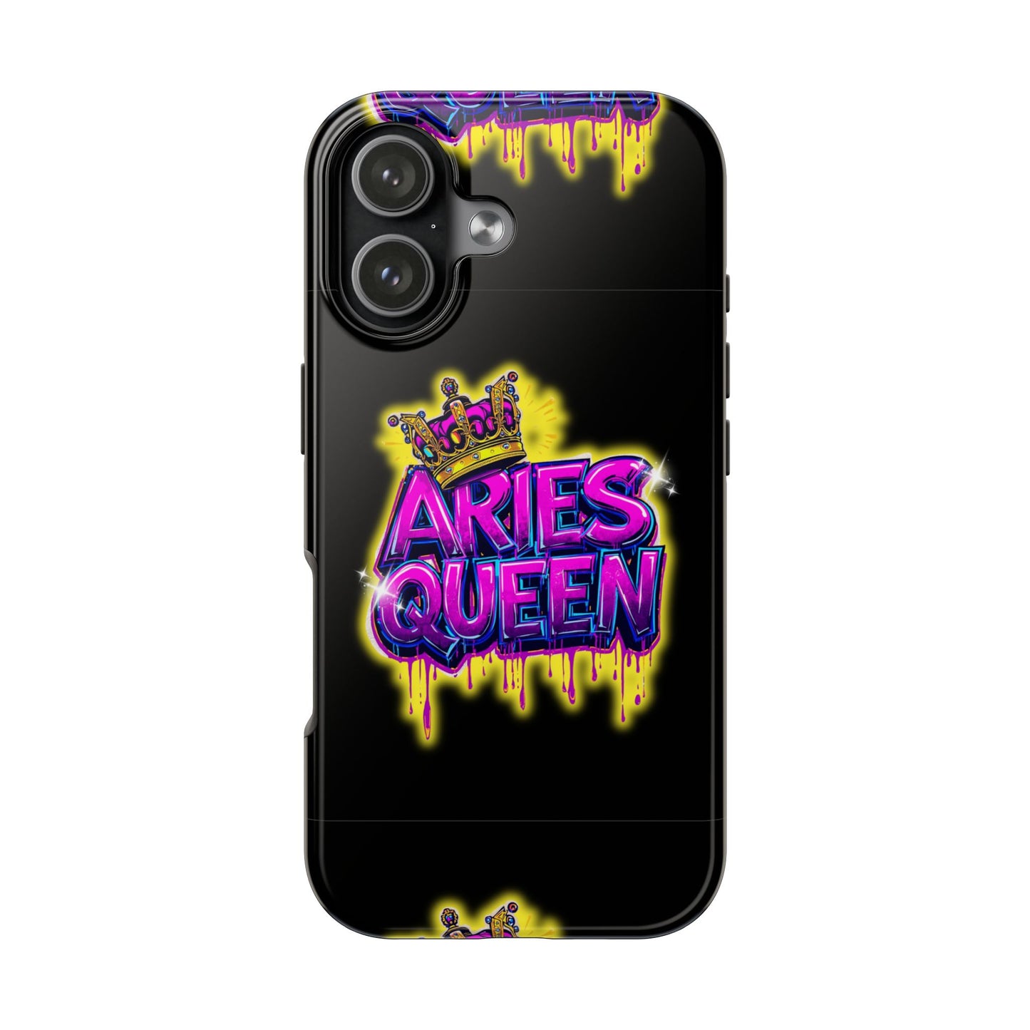 Aries Queen Tough Phone Cases - Vivid Design, Durable Protection, Aries Gifts, Astrology Accessories, Colorful Phone Cover