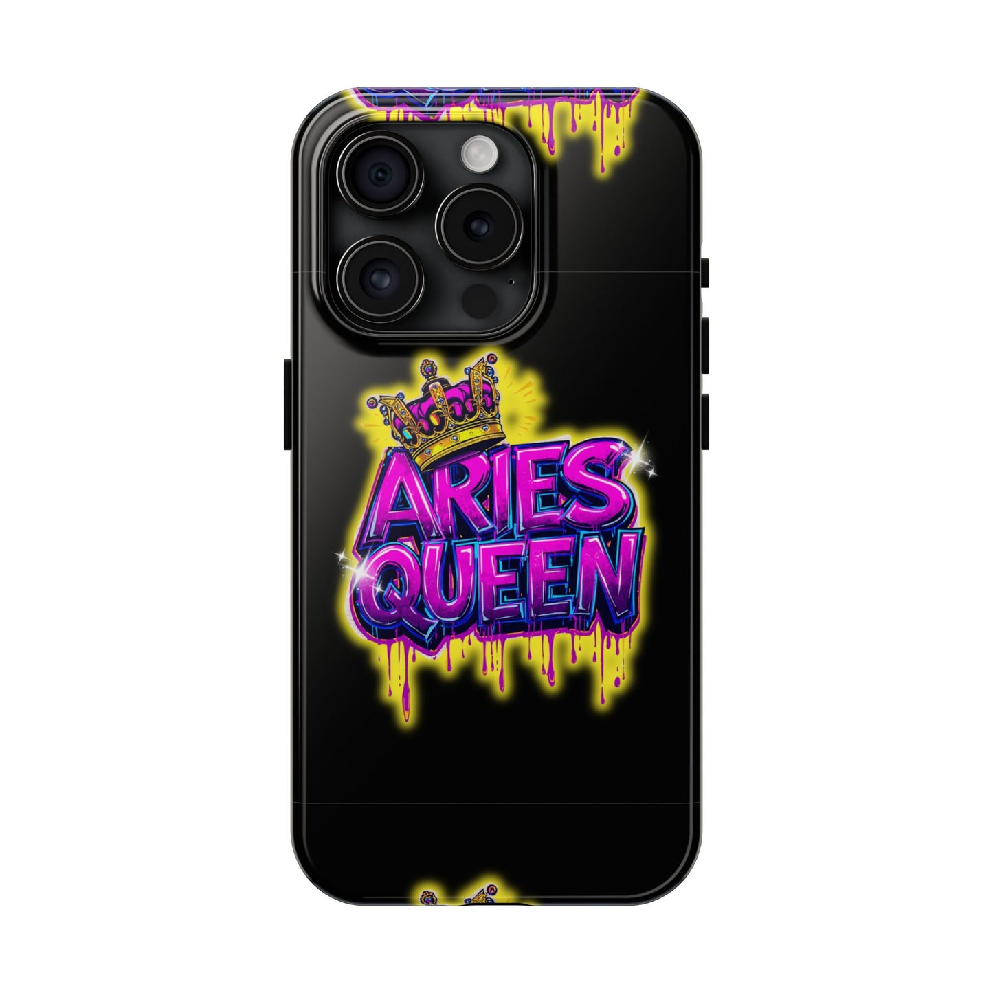 Aries Queen Tough Phone Cases - Vivid Design, Durable Protection, Aries Gifts, Astrology Accessories, Colorful Phone Cover