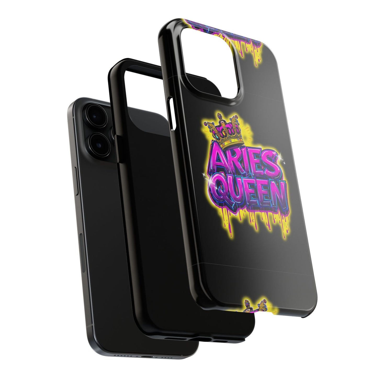 Aries Queen Tough Phone Cases - Vivid Design, Durable Protection, Aries Gifts, Astrology Accessories, Colorful Phone Cover
