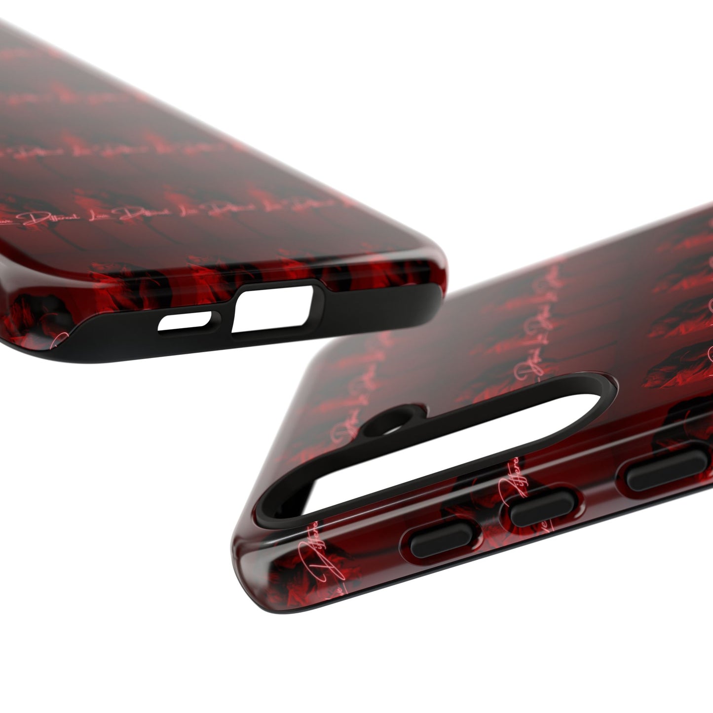 Red Patterned Phone Case | Tough Cases for Stylish Protection, Trendy Cell Cover, Unique Gifts for Tech Lovers, Modern Design