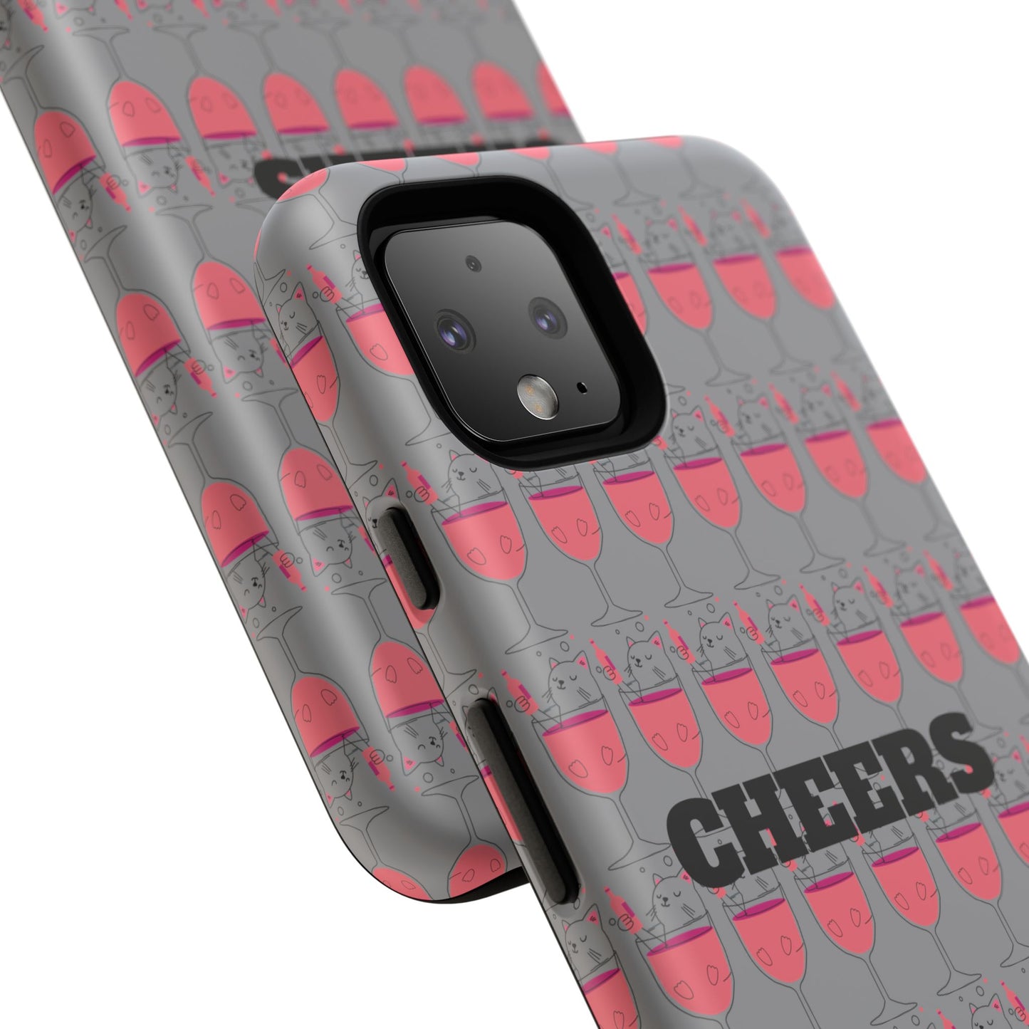 Cheers Phone Case, Fun Protective Case for Party Lovers, Gift for Birthdays, Anniversaries, Graduation, Custom Phone Cover