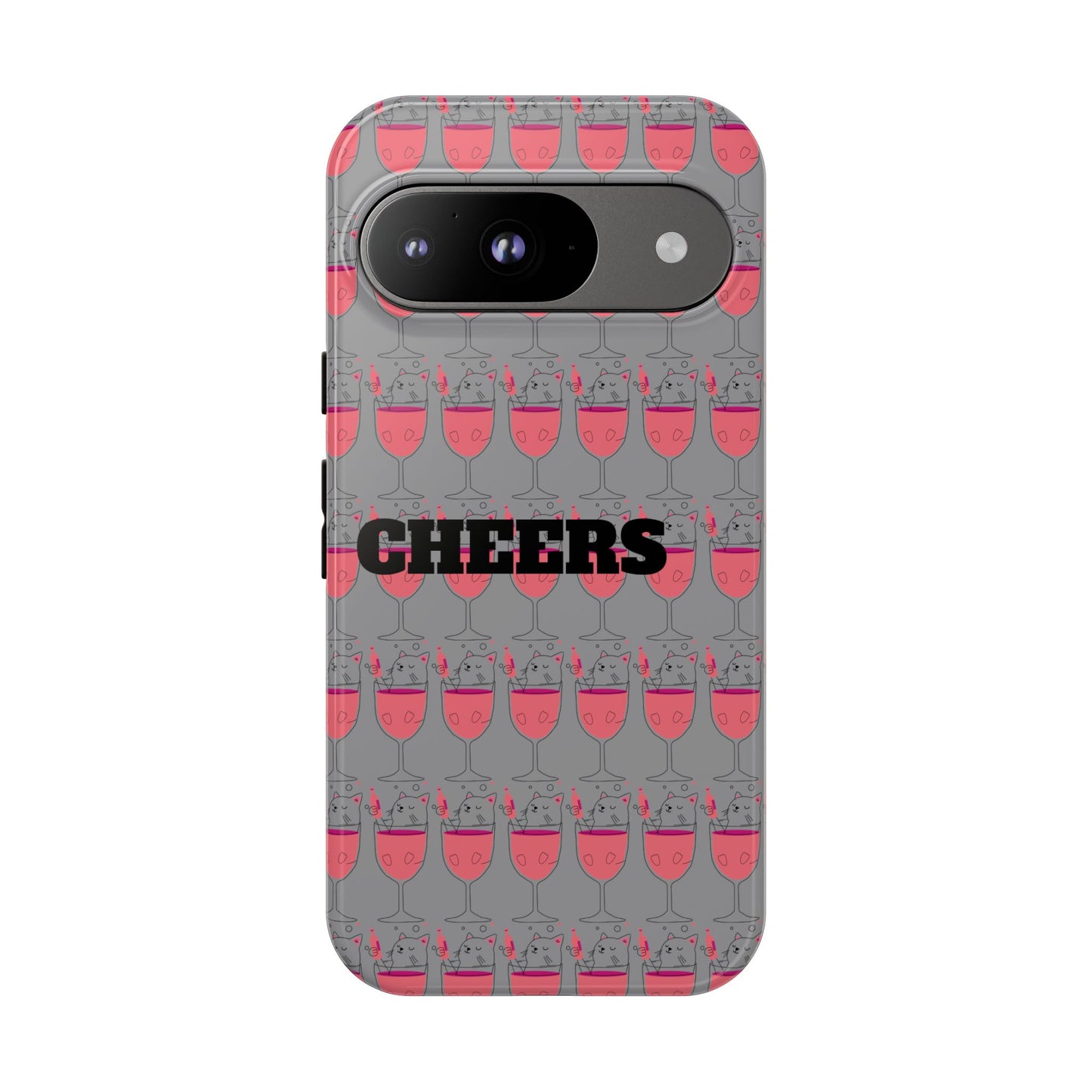 Cheers Phone Case, Fun Protective Case for Party Lovers, Gift for Birthdays, Anniversaries, Graduation, Custom Phone Cover