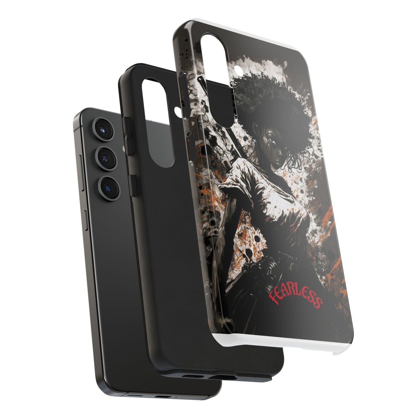 Fearless Tough Phone Cases for Adventurers, Unique Gifts for Him/Her, Durable Phone Accessories, Art-inspired Cases, Stylish Protection