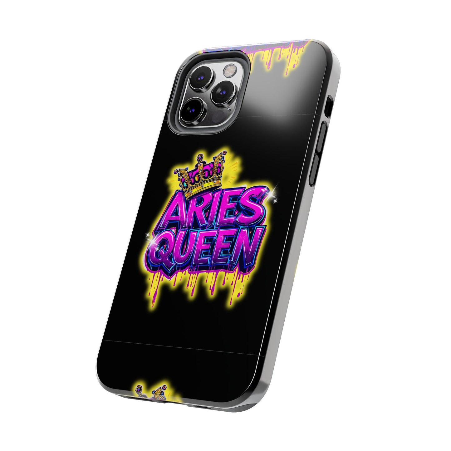 Aries Queen Tough Phone Cases - Vivid Design, Durable Protection, Aries Gifts, Astrology Accessories, Colorful Phone Cover