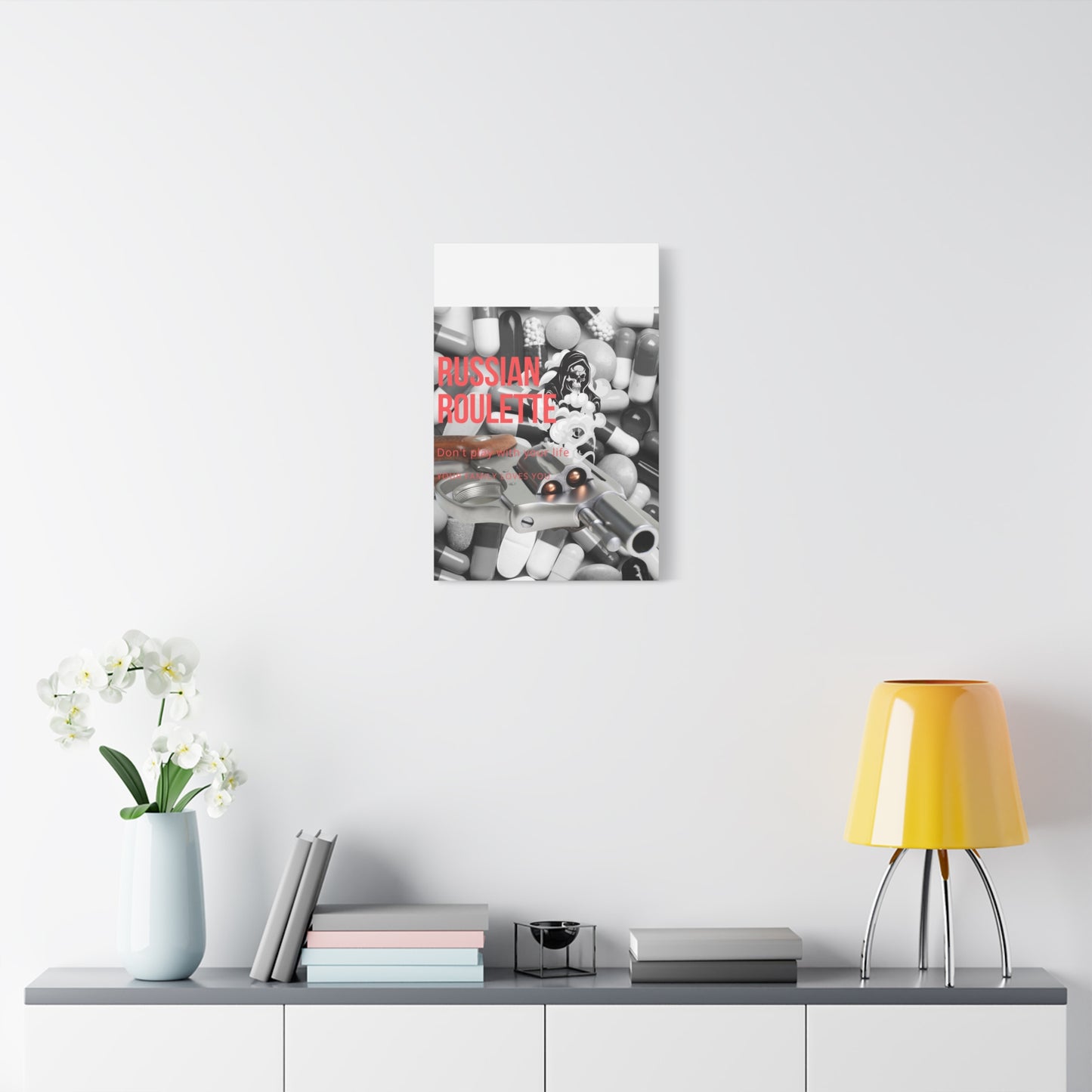 Bold Message Canvas Art, Wall Decor for Awareness, Mental Health Awareness, Home Office Decor, Unique Gift Idea
