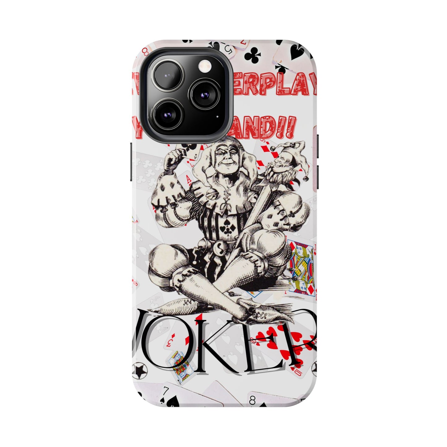 Bold Joker Phone Case - Unique Tough Cover for Gamers, Stylish Protection, Gift for Card Players, Fun Design for Phone Lovers