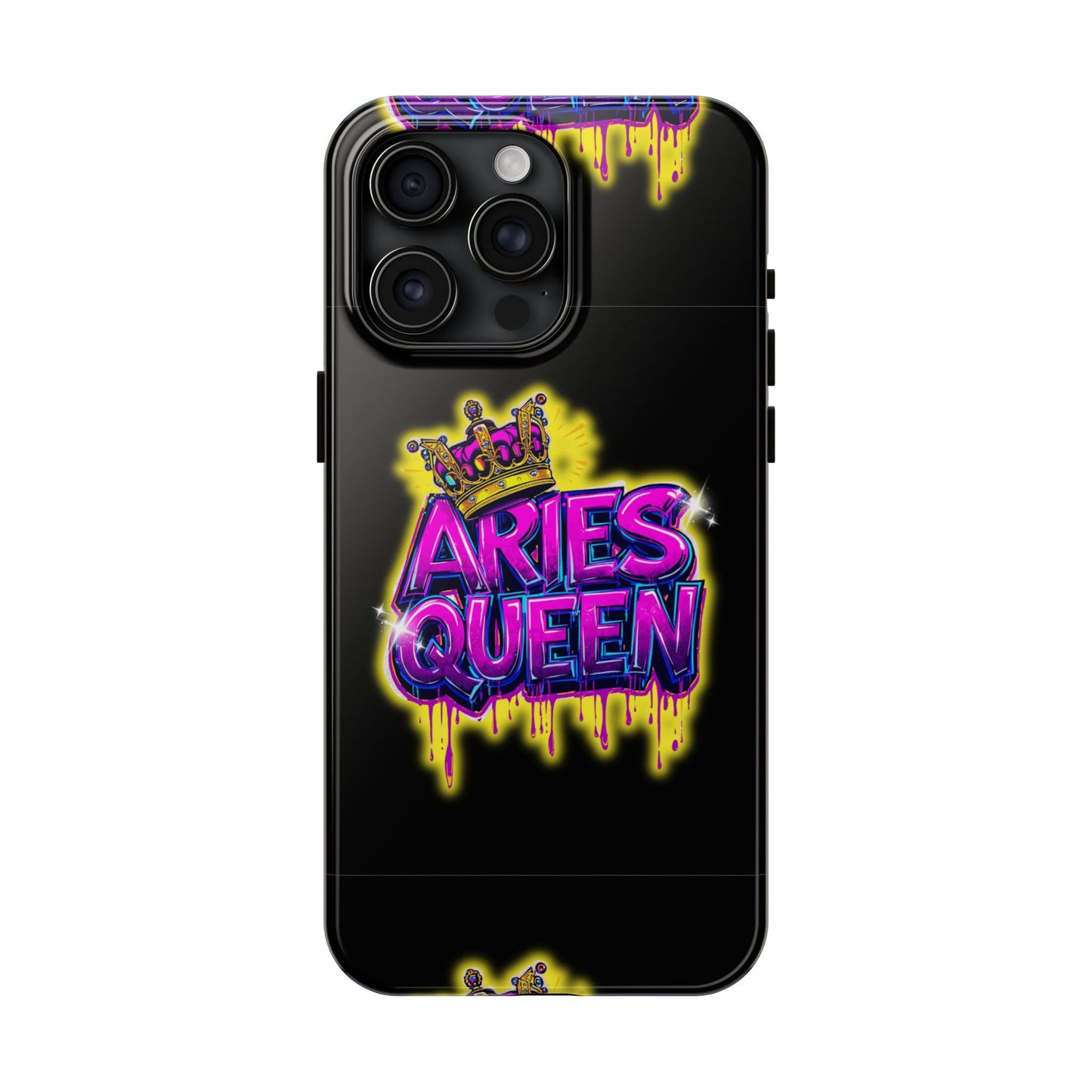 Aries Queen Tough Phone Cases - Vivid Design, Durable Protection, Aries Gifts, Astrology Accessories, Colorful Phone Cover