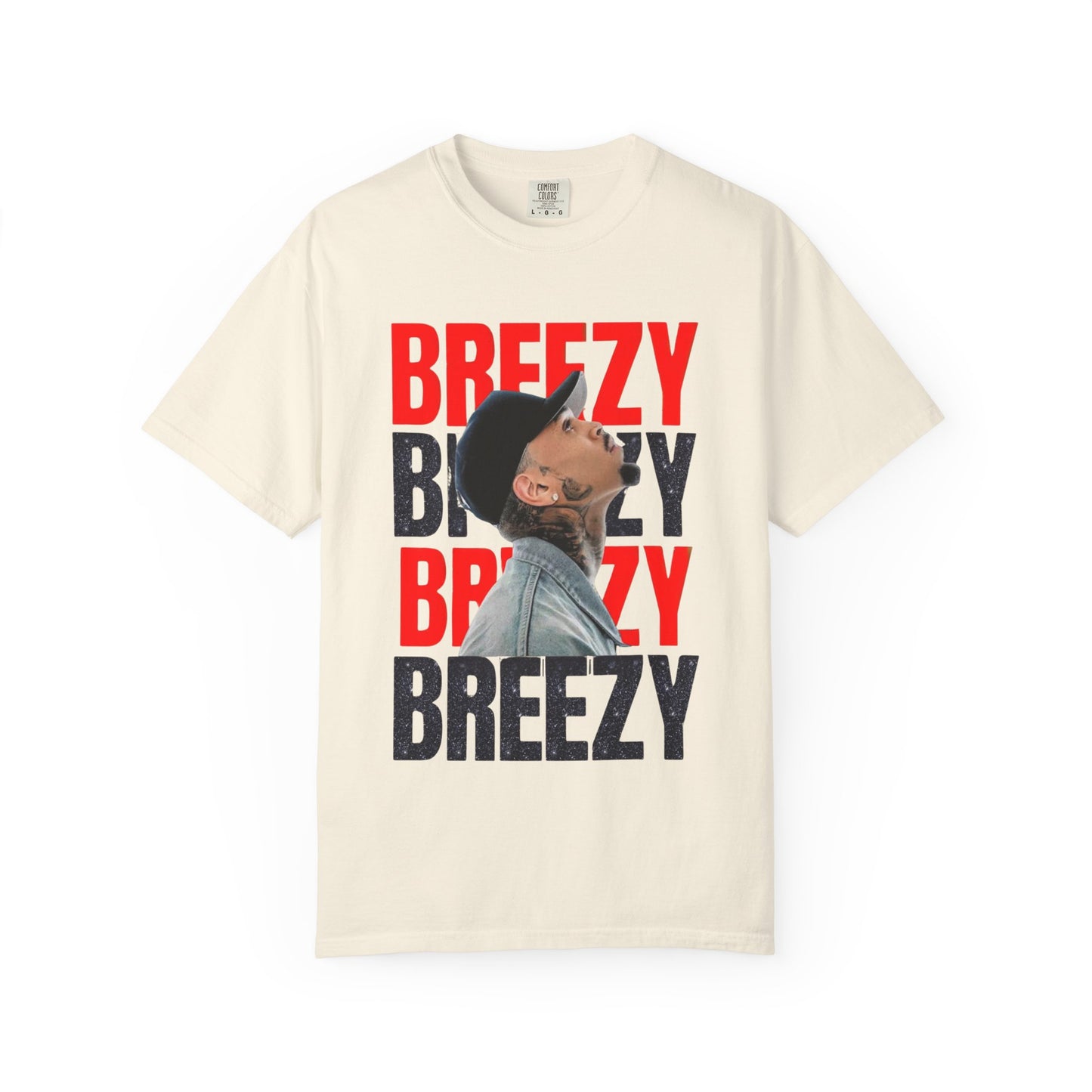 Trendy Unisex Graphic T-Shirt Inspired by Breezy Vibes, Perfect for Casual Wear, Street Fashion, Music Lovers, Gifts